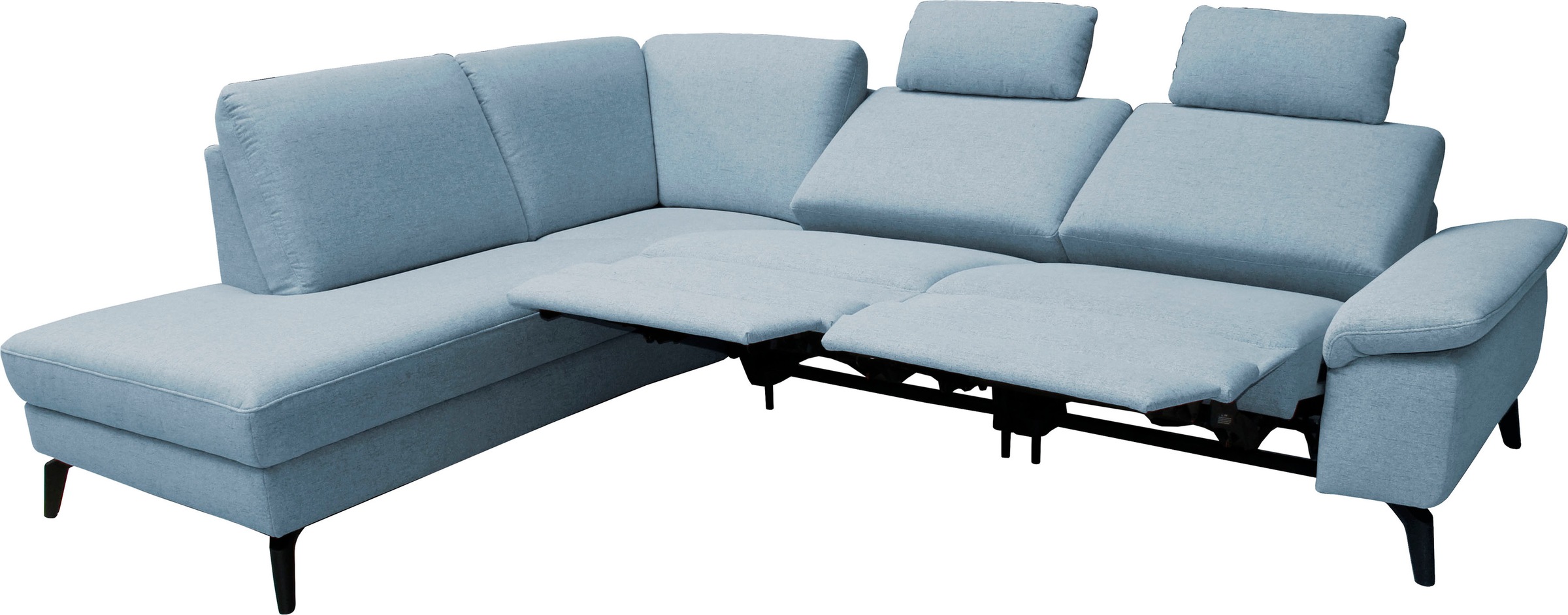 Thumbnail - alina Ecksofa, inkl. Kopfstützen, wahlweise mit Relaxfunktion, Breite: 243 cm
