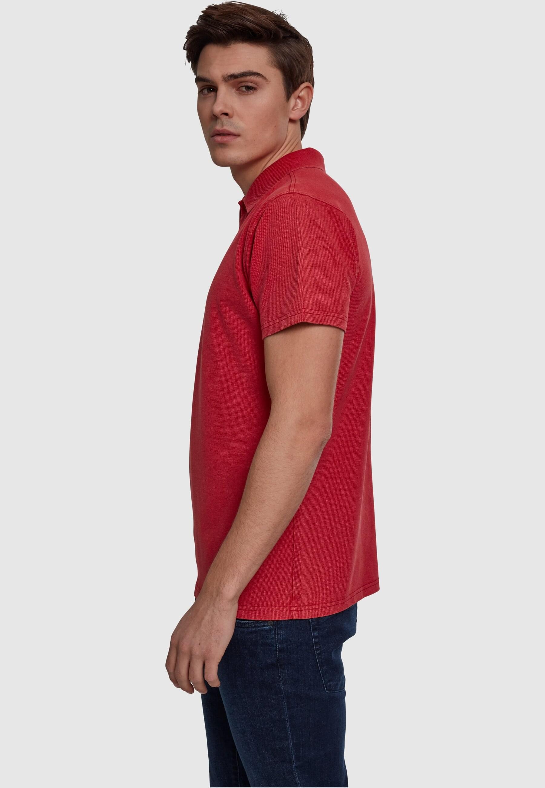 URBAN CLASSICS T-Shirt »Urban Classics Herren Garment Dye Pique Poloshirt«, (1 tlg.)