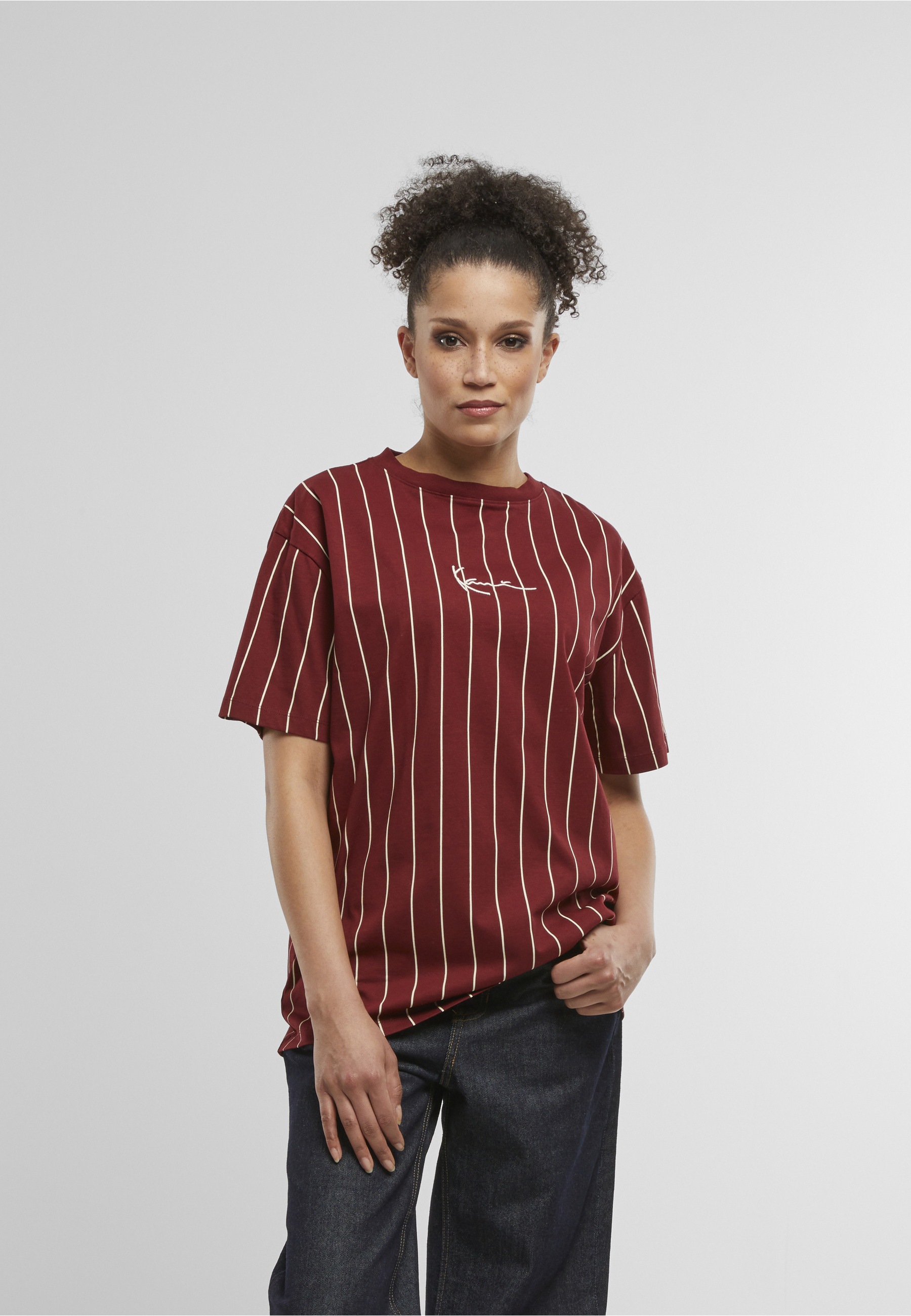 Karl Kani T-Shirt »Karl Kani Small Signature Essential Pinstripe Os Tee« 1