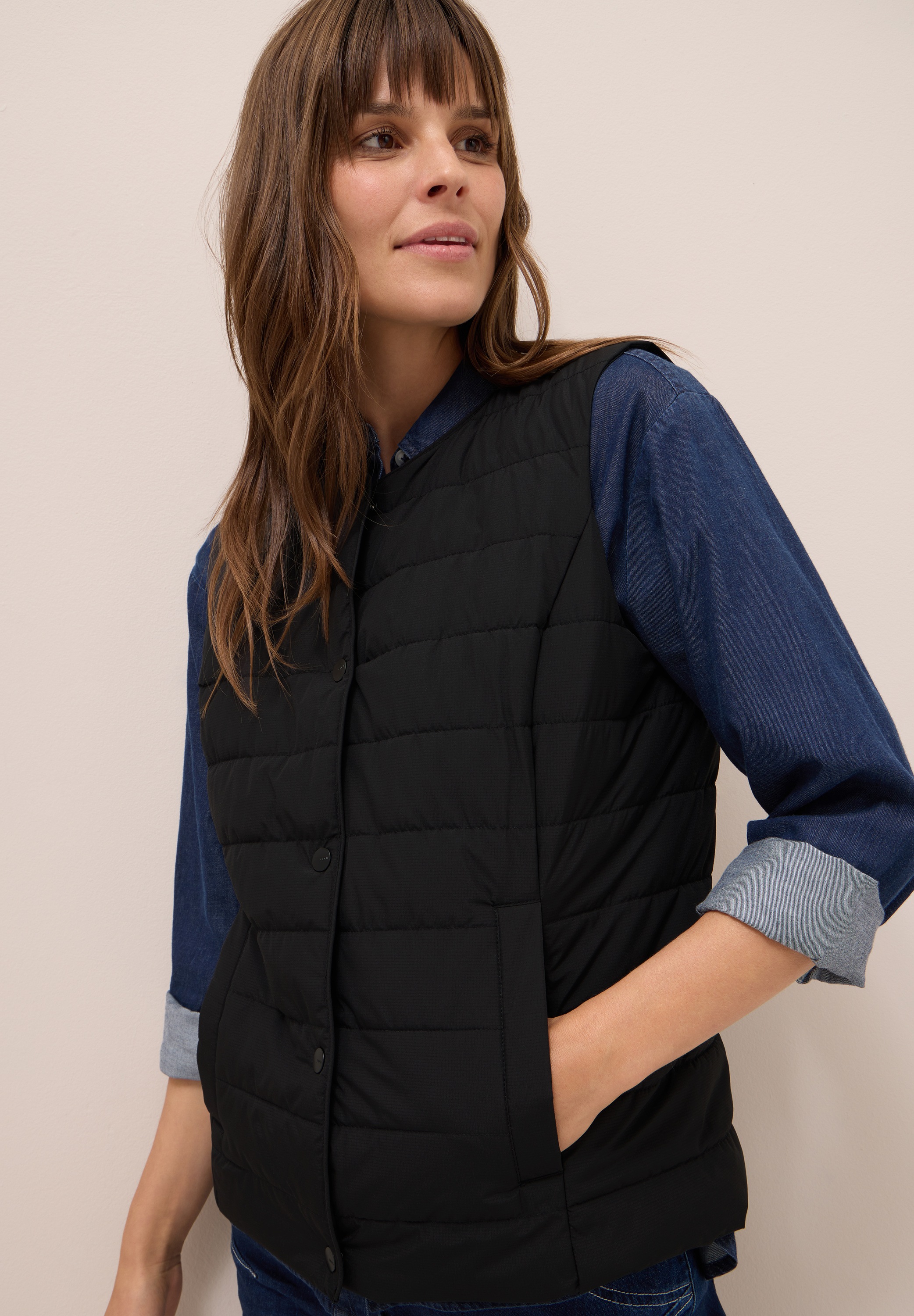 Cecil "perfekt für die Übergangszeit" unifarben, casual, Rundhals günstig online kaufen