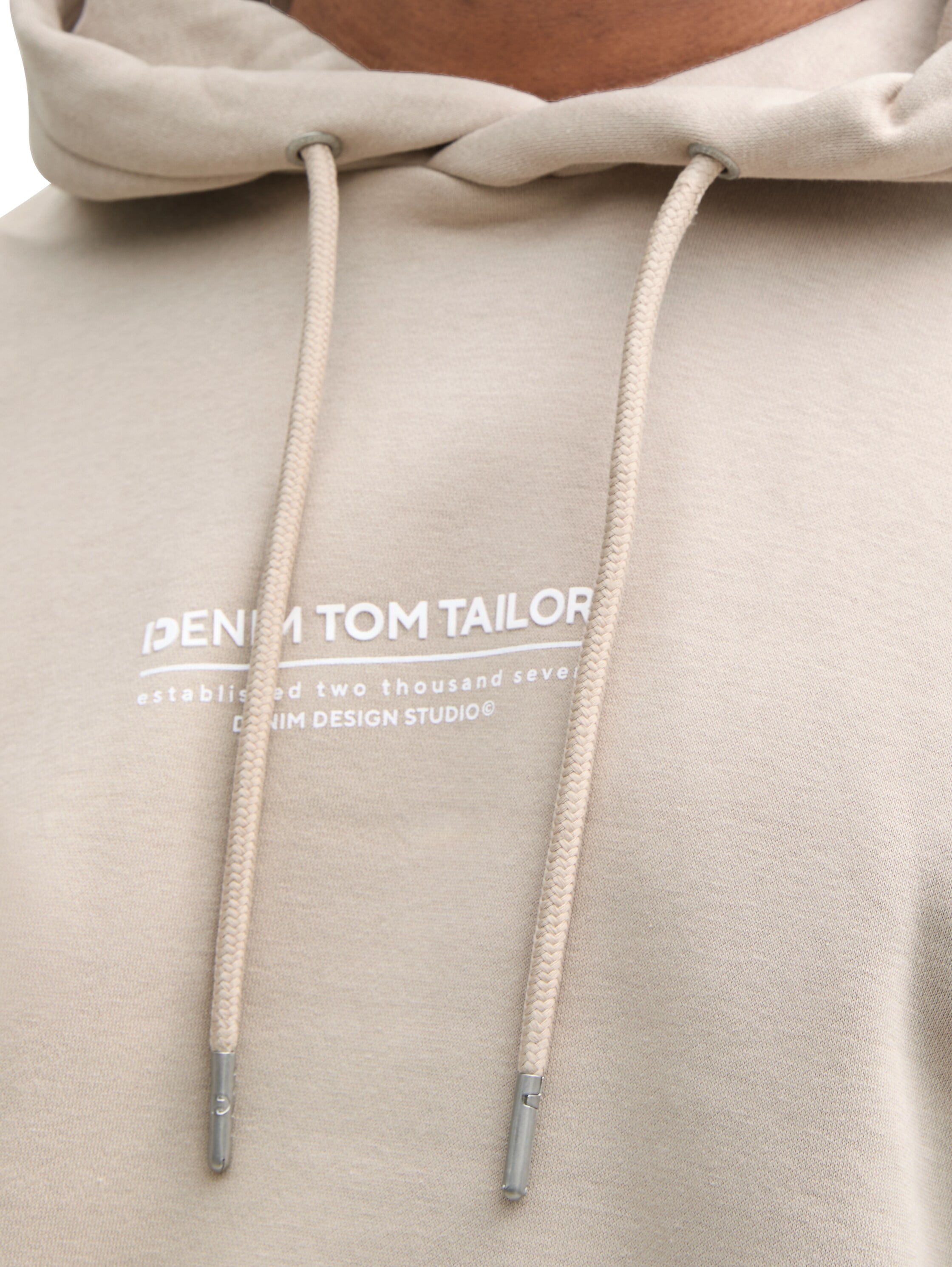 TOM TAILOR Denim Hoodie, mit Logo Print