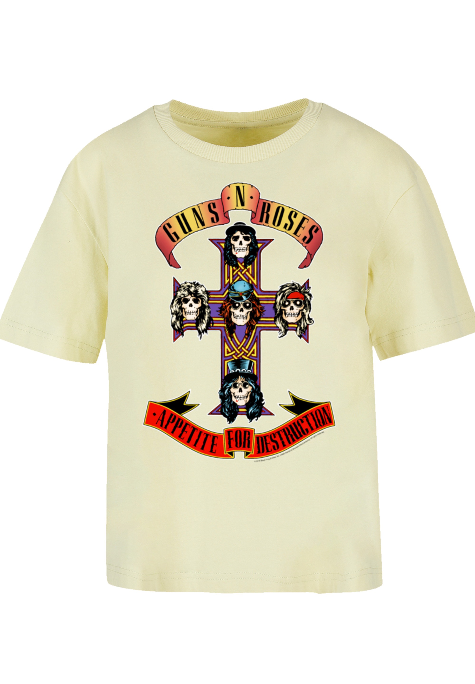 F4NT4STIC T-Shirt »Guns 'n' Roses Appetite For Destruction«, Premium Qualität