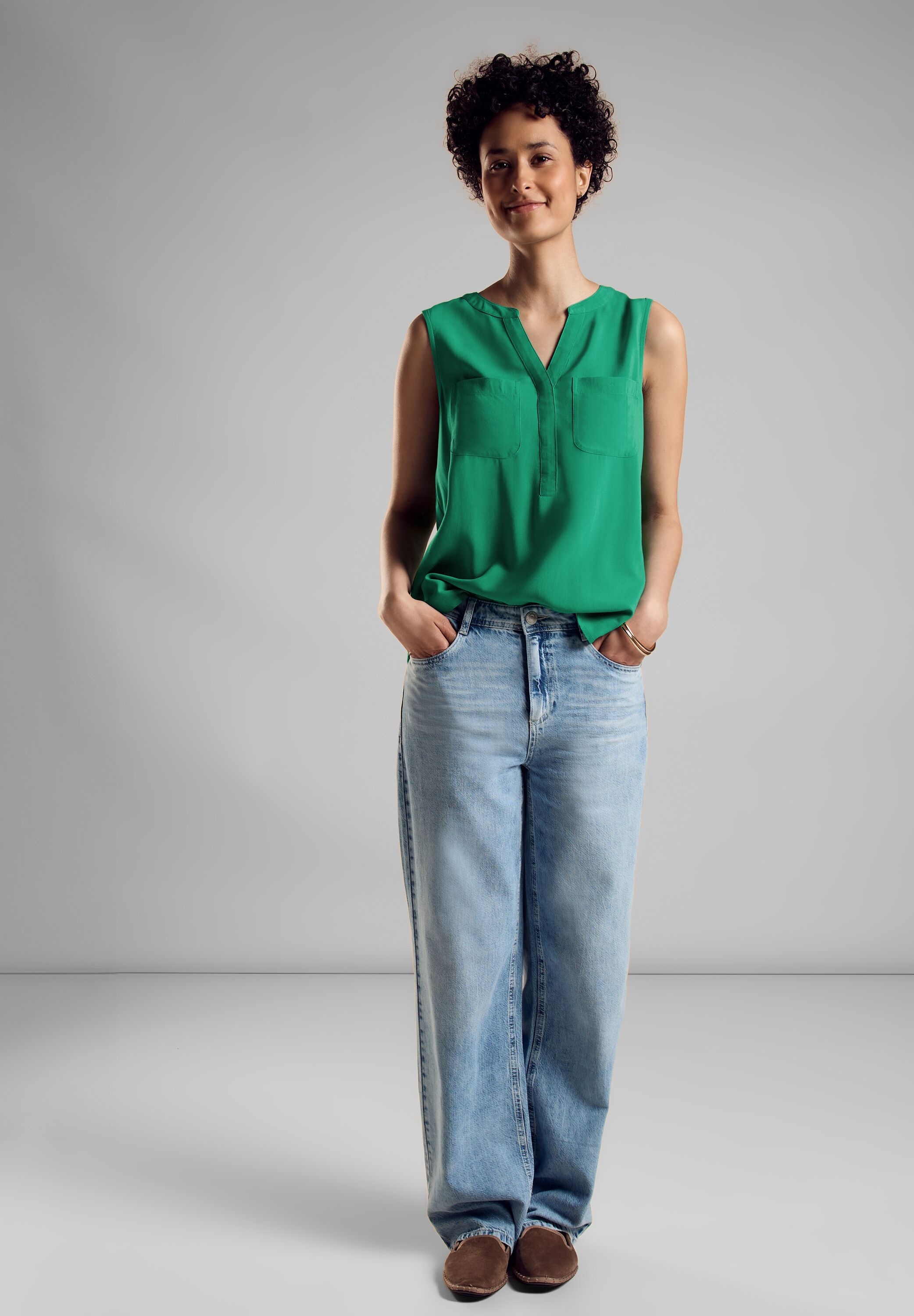 STREET ONE Blusentop, aus softer Viskose