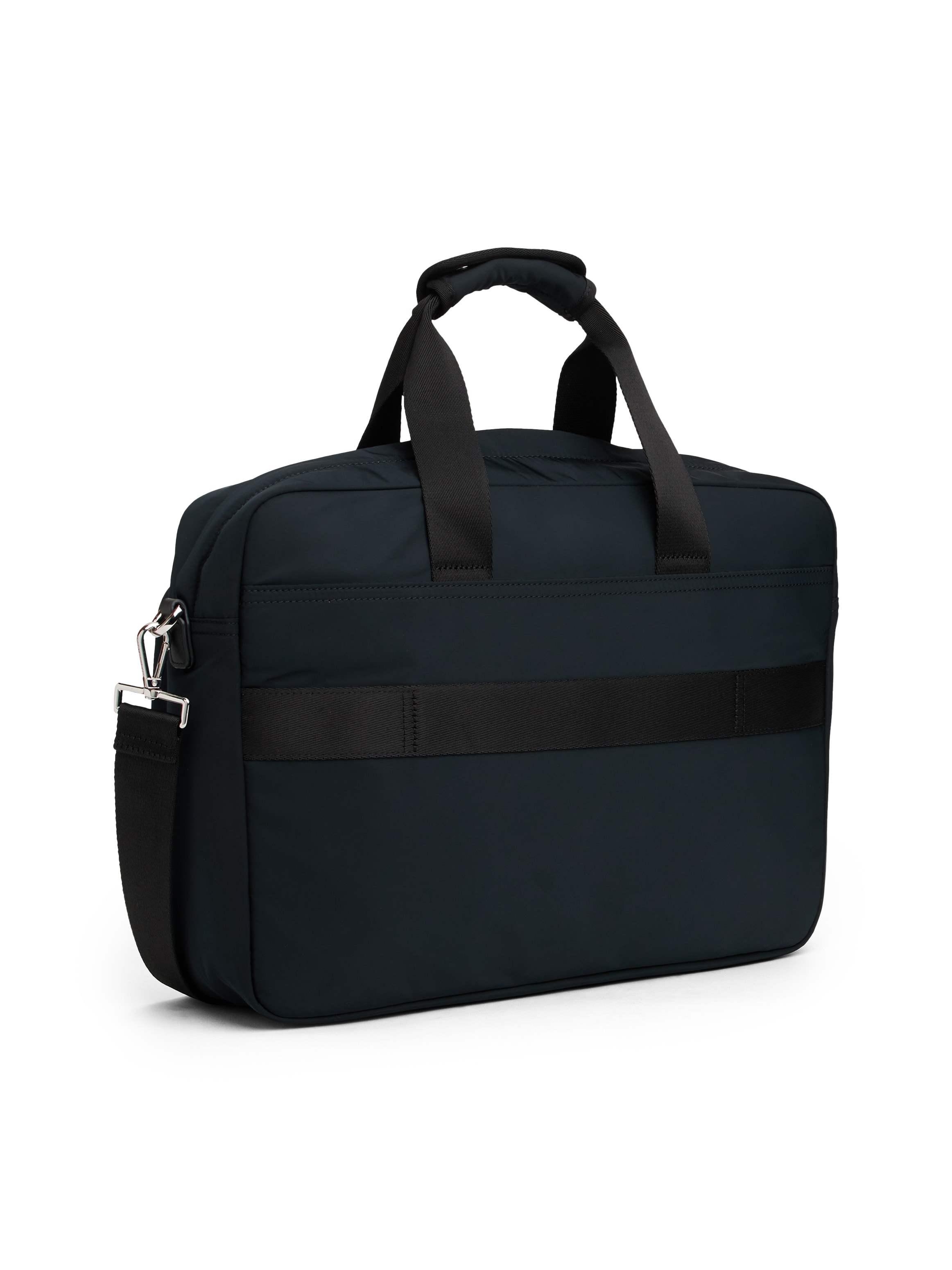 Tommy Hilfiger Laptoptasche »TH NYLON WORKBAG«, Unisex Schultertasche, Businesstasche mit Vordertaschenfach