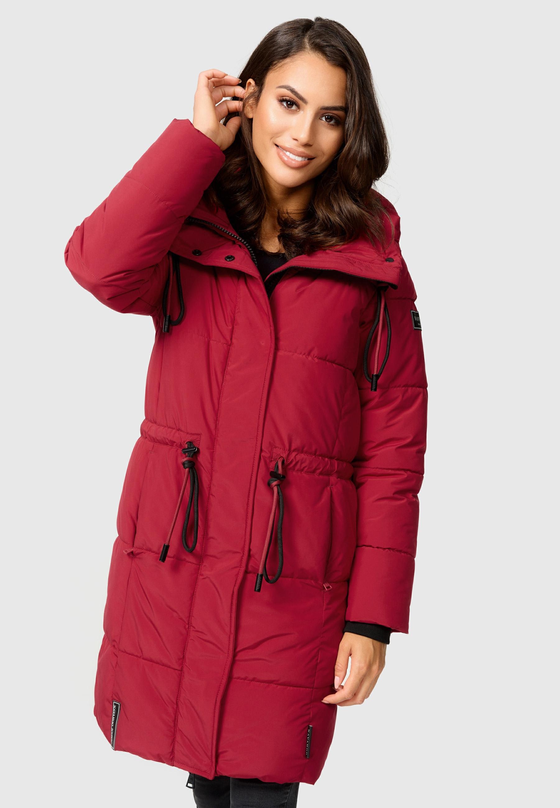 Navahoo Steppmantel »Zuckertatze XIV«, Stylischer Winterparka mit verstellbarer Kapuze