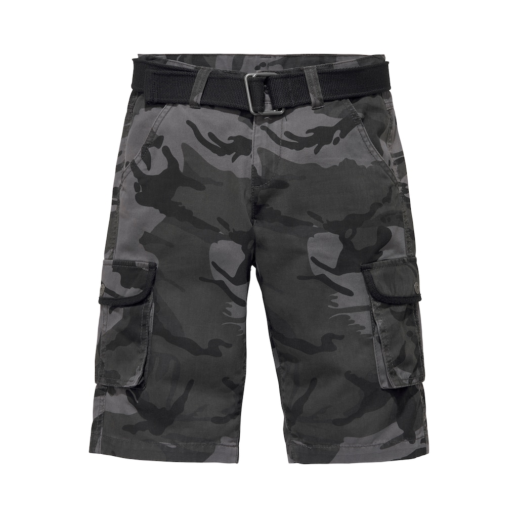 KIDSWORLD Bermudas »Bermudas+Gürtel«, (Set, 2 tlg., mit Gürtel), mit Textilgürtel