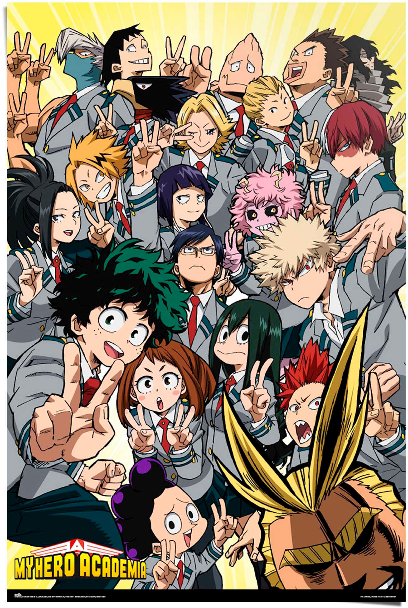 Reinders Poster "My Hero Academia - UA class 1-A" günstig online kaufen
