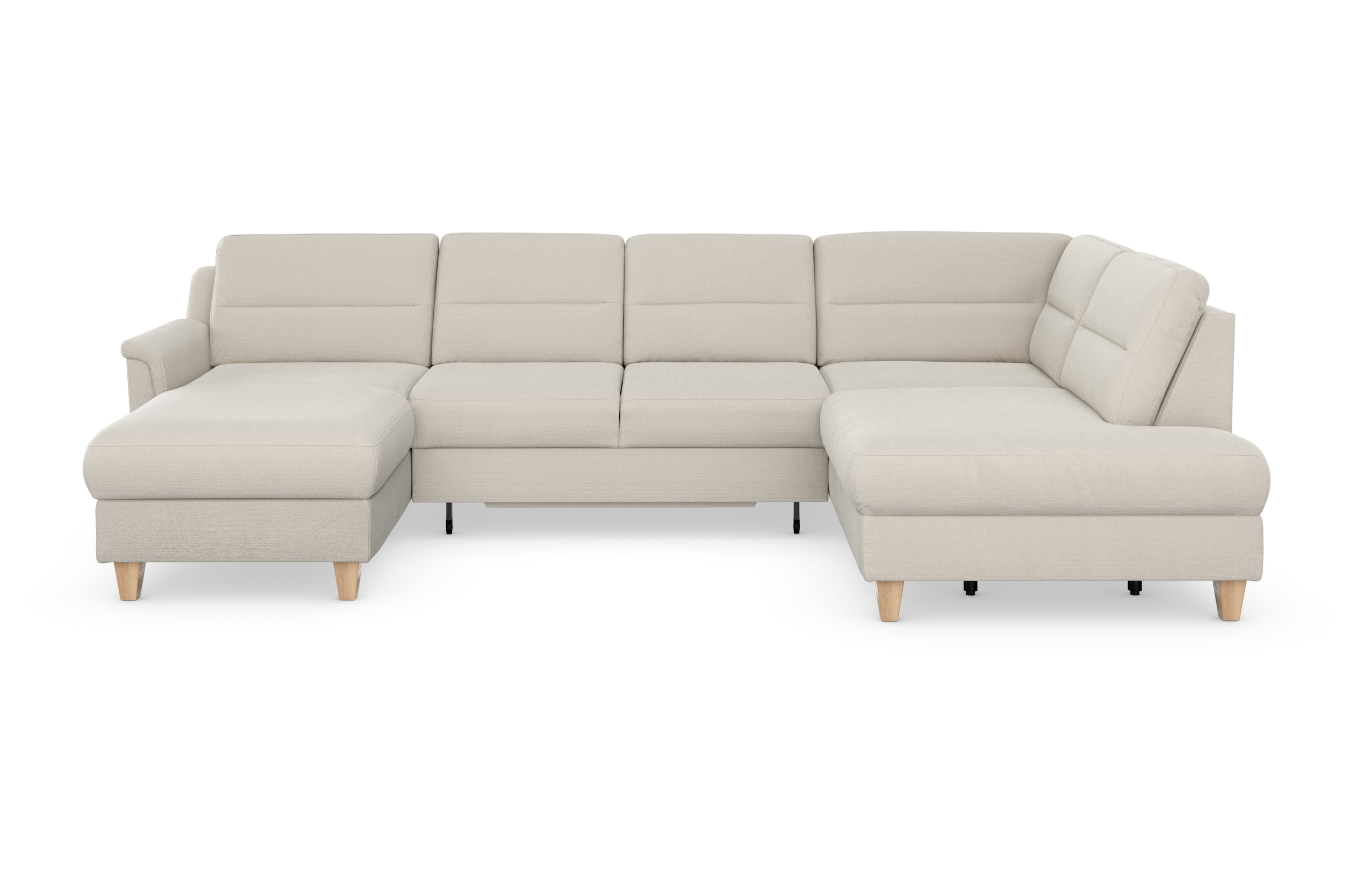 sit&more Wohnlandschaft »Farö U-Form«, inklusive Federkern, wahlweise mit Bettfunktion und Bettkasten