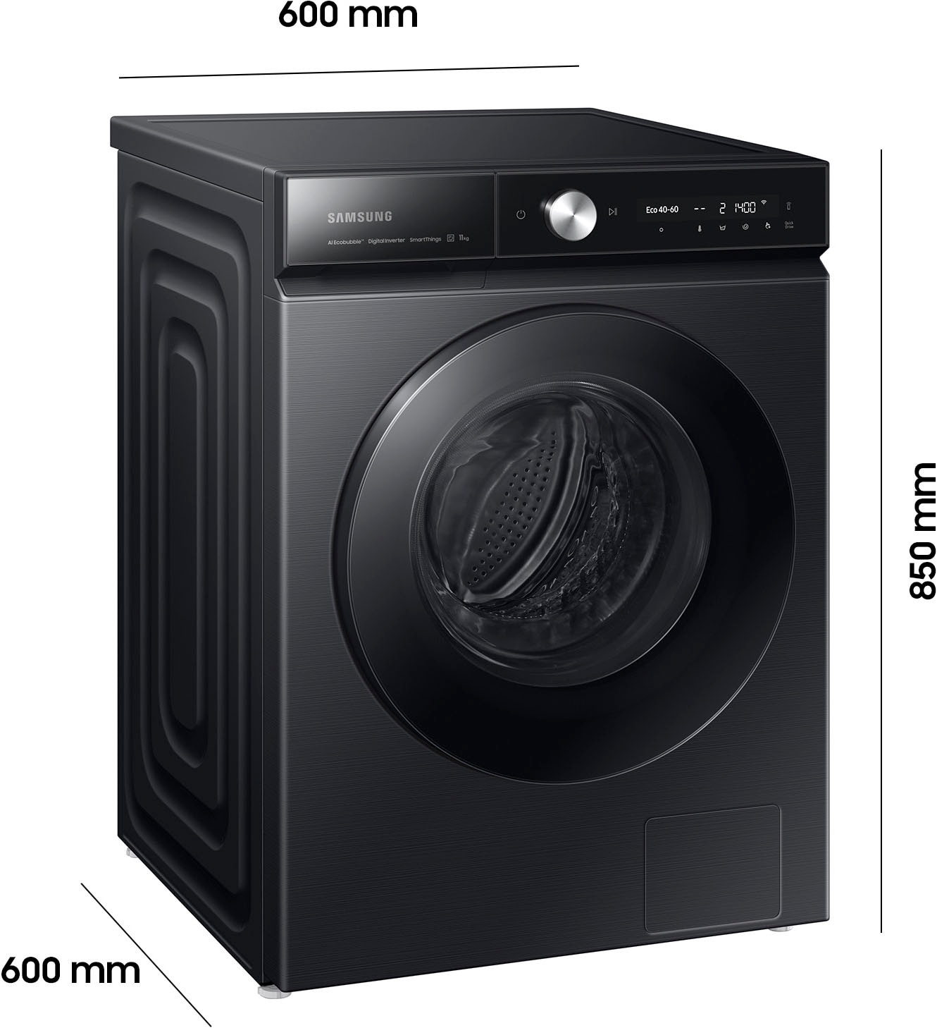 Samsung Waschmaschine »WW11BB944AGB«, 11 kg, 1400 U/min