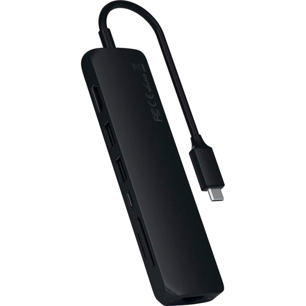 Satechi Notebook-Adapter »Type-C Multi-Port Hub 4K Ethernet Slim«