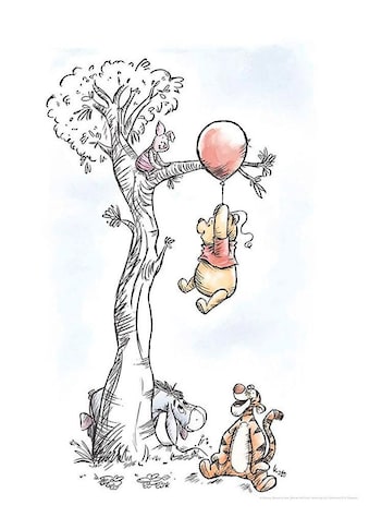 Poster »Winnie Pooh Hang on«, Disney, (1 St.)