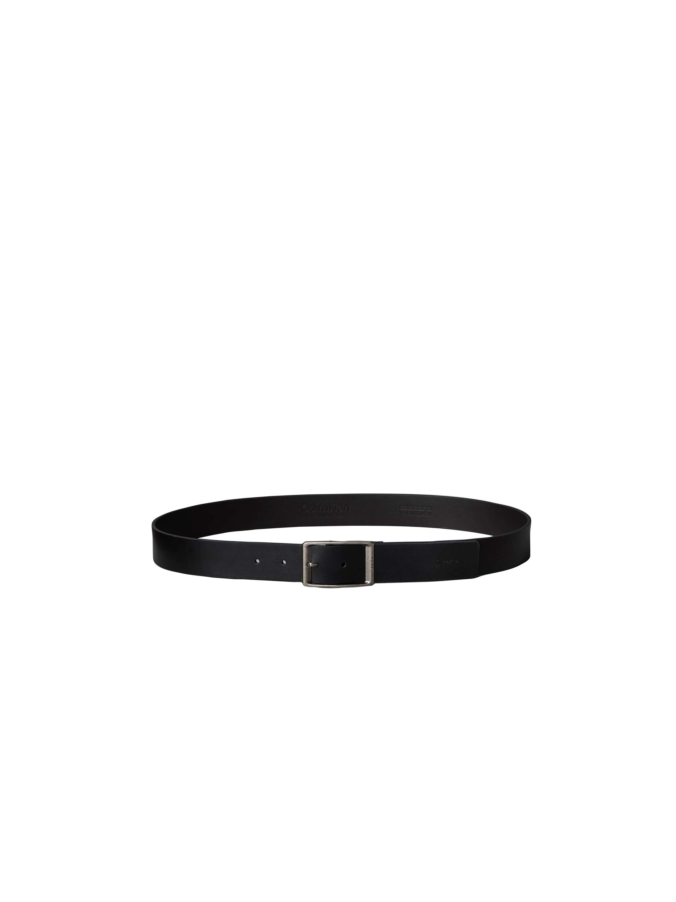 Calvin Klein Ledergürtel »CASUAL ROUND BUCKLE TUMBLED 35MM« Regular fit und größenverstellbar