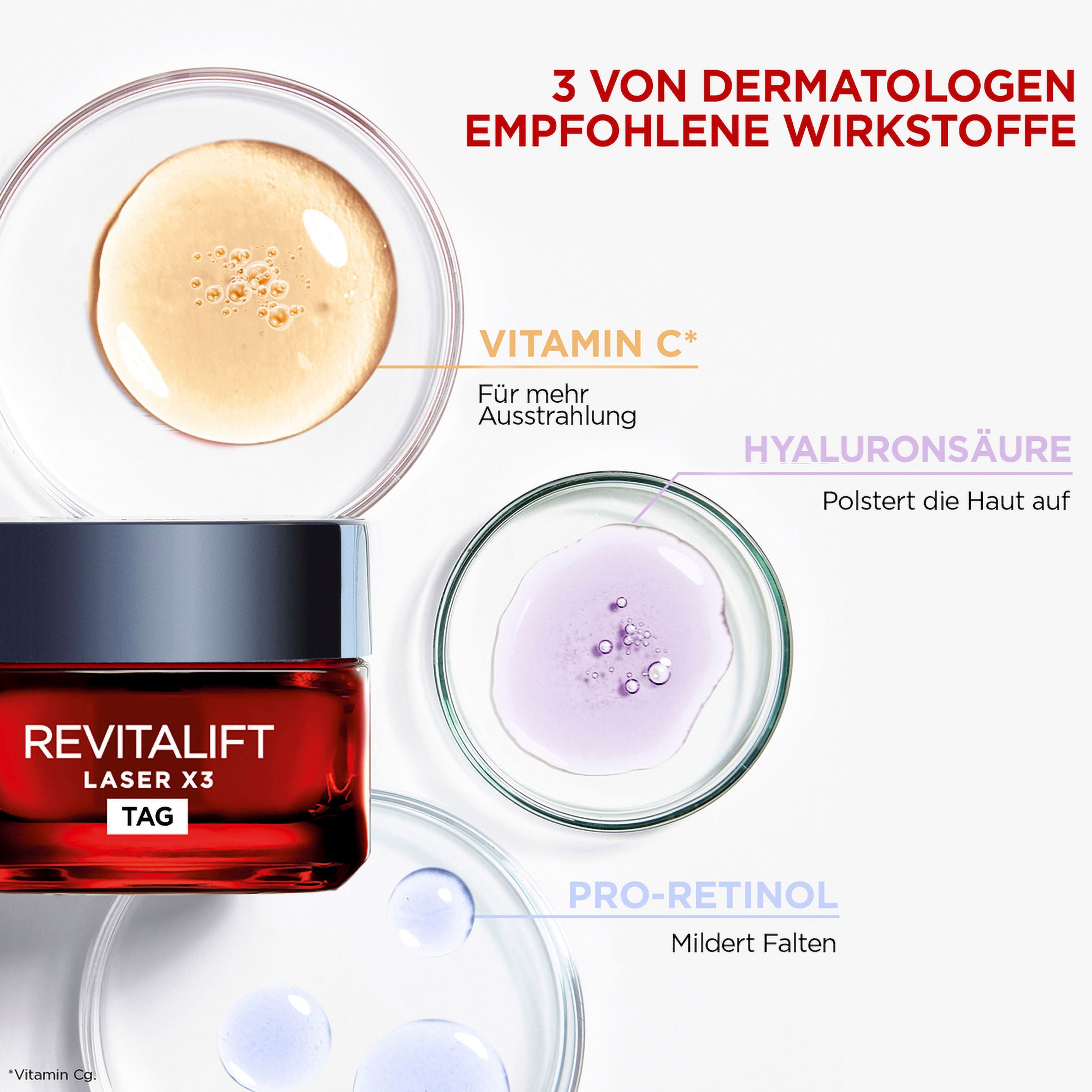 L'ORÉAL PARIS Gesichtspflege-Set »Revitalift Laser Gesichtspflegeset«, mit Hyaluron