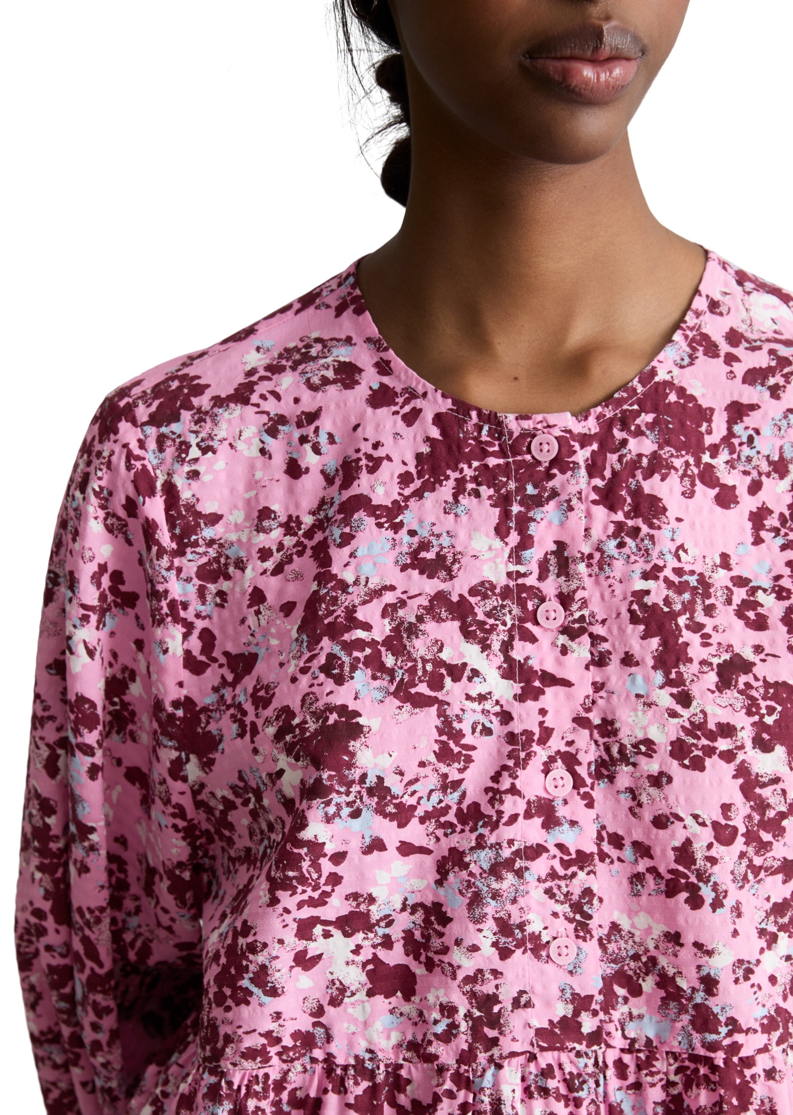 Marc O'Polo DENIM Langarmbluse »aus bedrucktem Viskose-Mix«