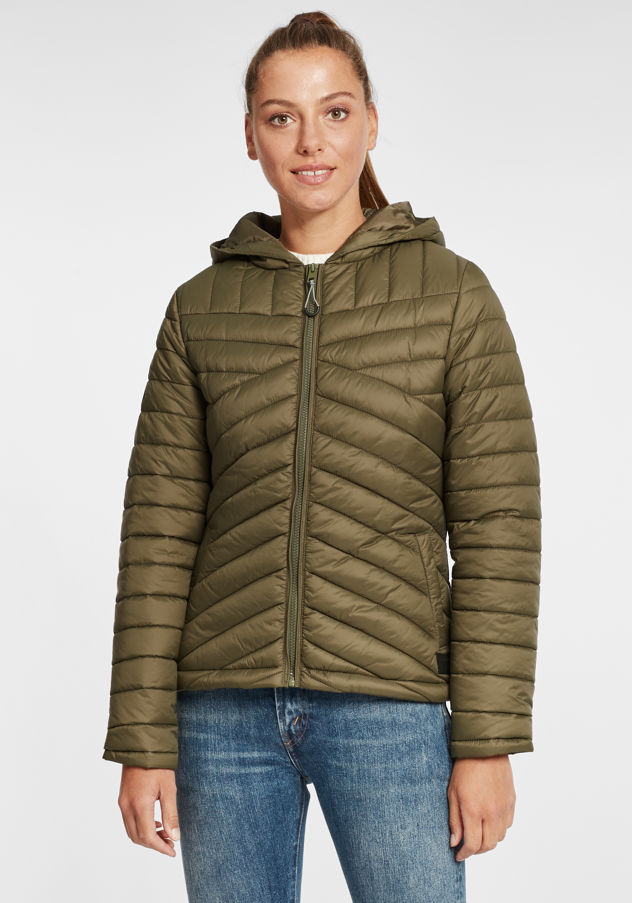 OXMO Steppjacke »Steppjacke OXQuella«, mit Kapuze