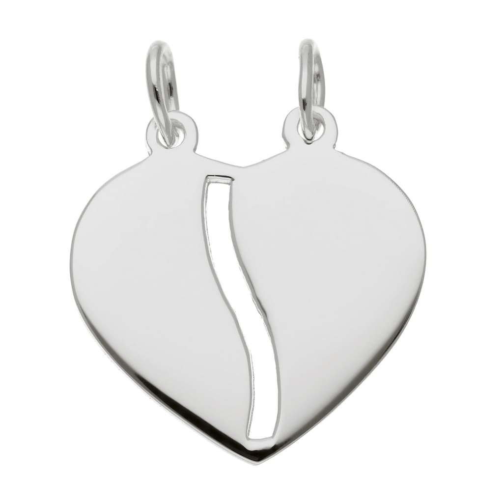Adelia´s Kettenanhänger »925 Silber Anhänger Partneranhänger« Silberschmuck für Damen Adelia´s Kettenanhänger »925 Silber Anhänger Partneranhänger« Silberschmuck für Damen