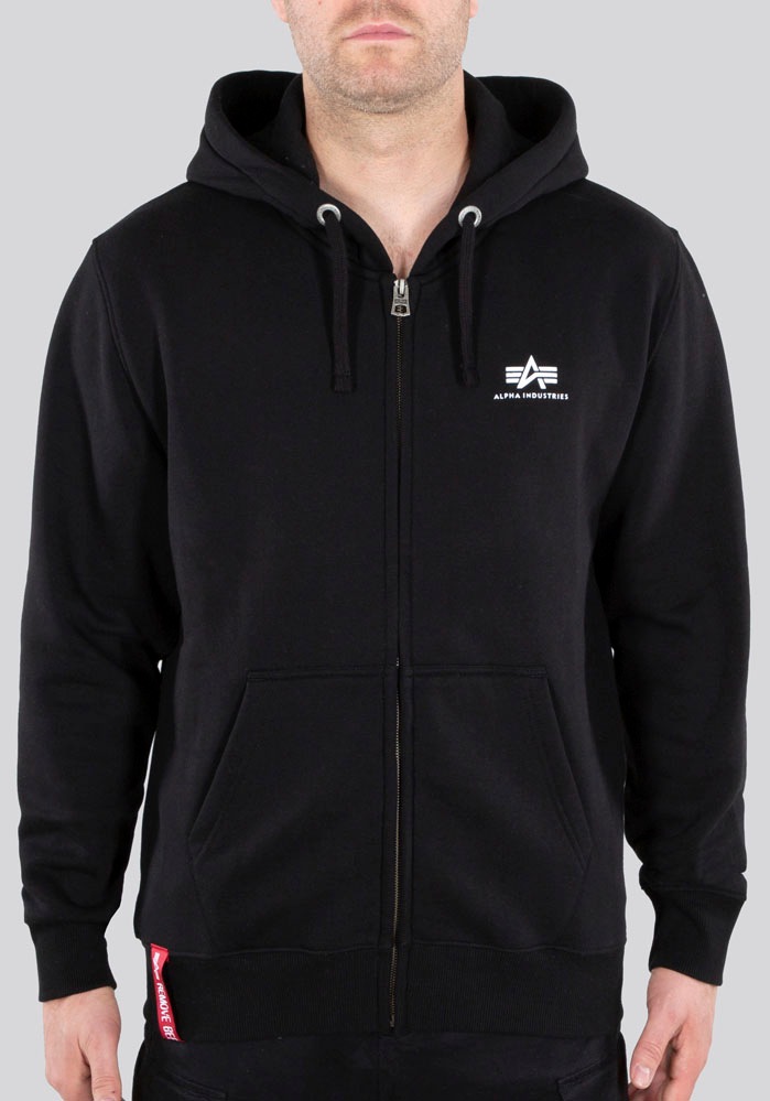 Thumbnail - Alpha Industries Kapuzensweatjacke "Basic Zip Hoody SL" Baumwollmischung, regular fit