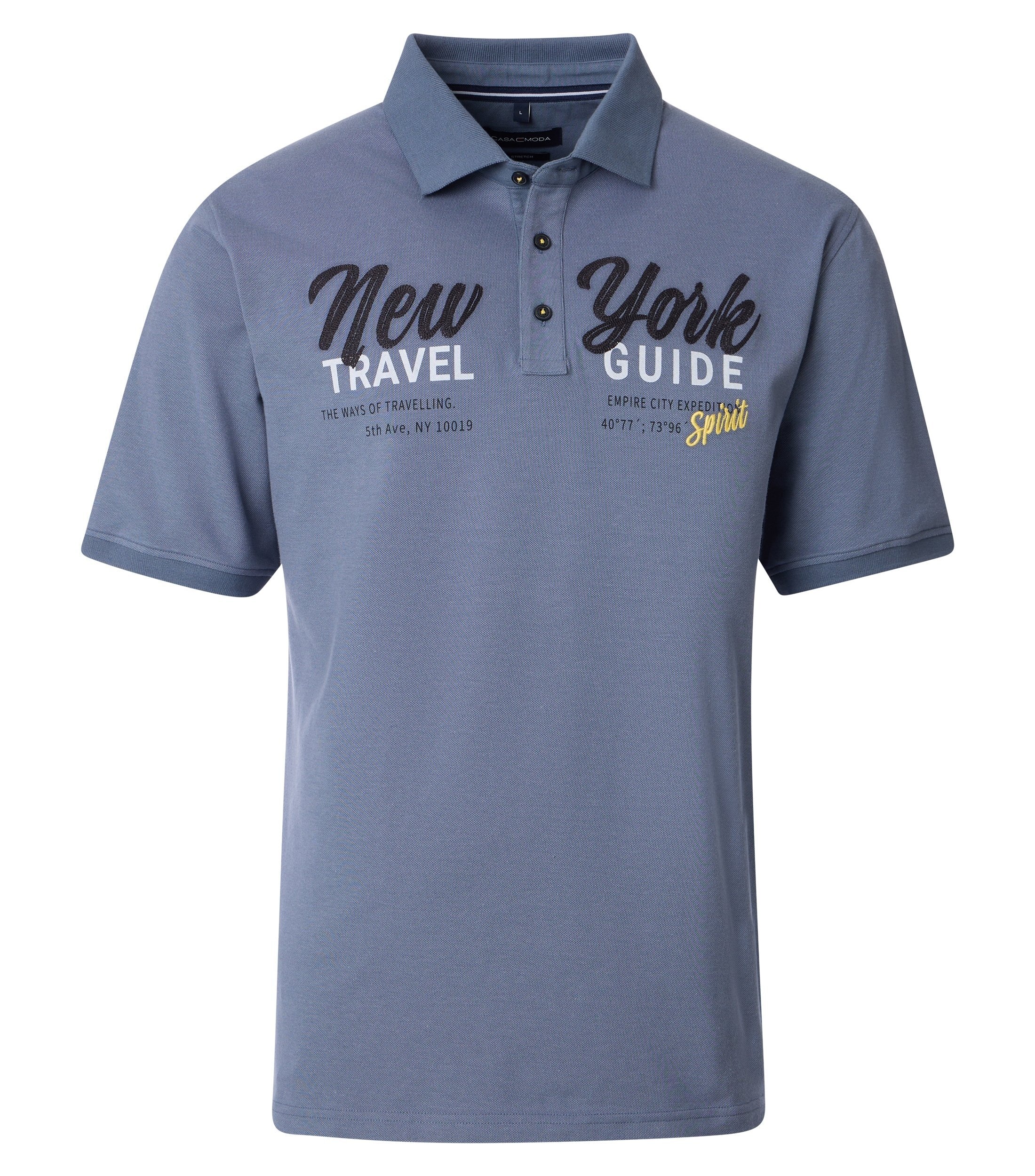 CASAMODA Poloshirt "CASAMODA Polo-Shirt uni" günstig online kaufen