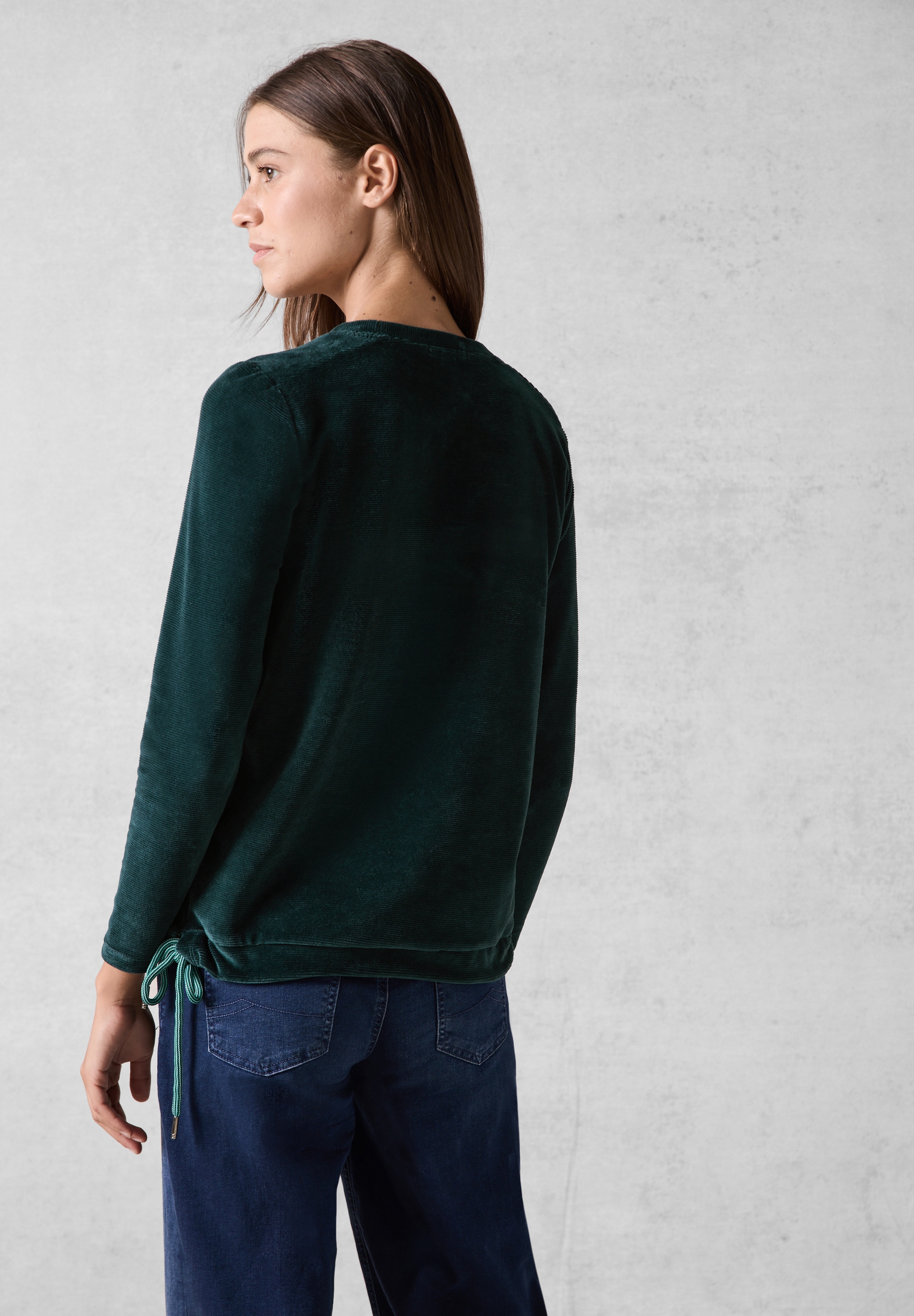 Cecil Langarmshirt, mit Tunnelzug am Saum