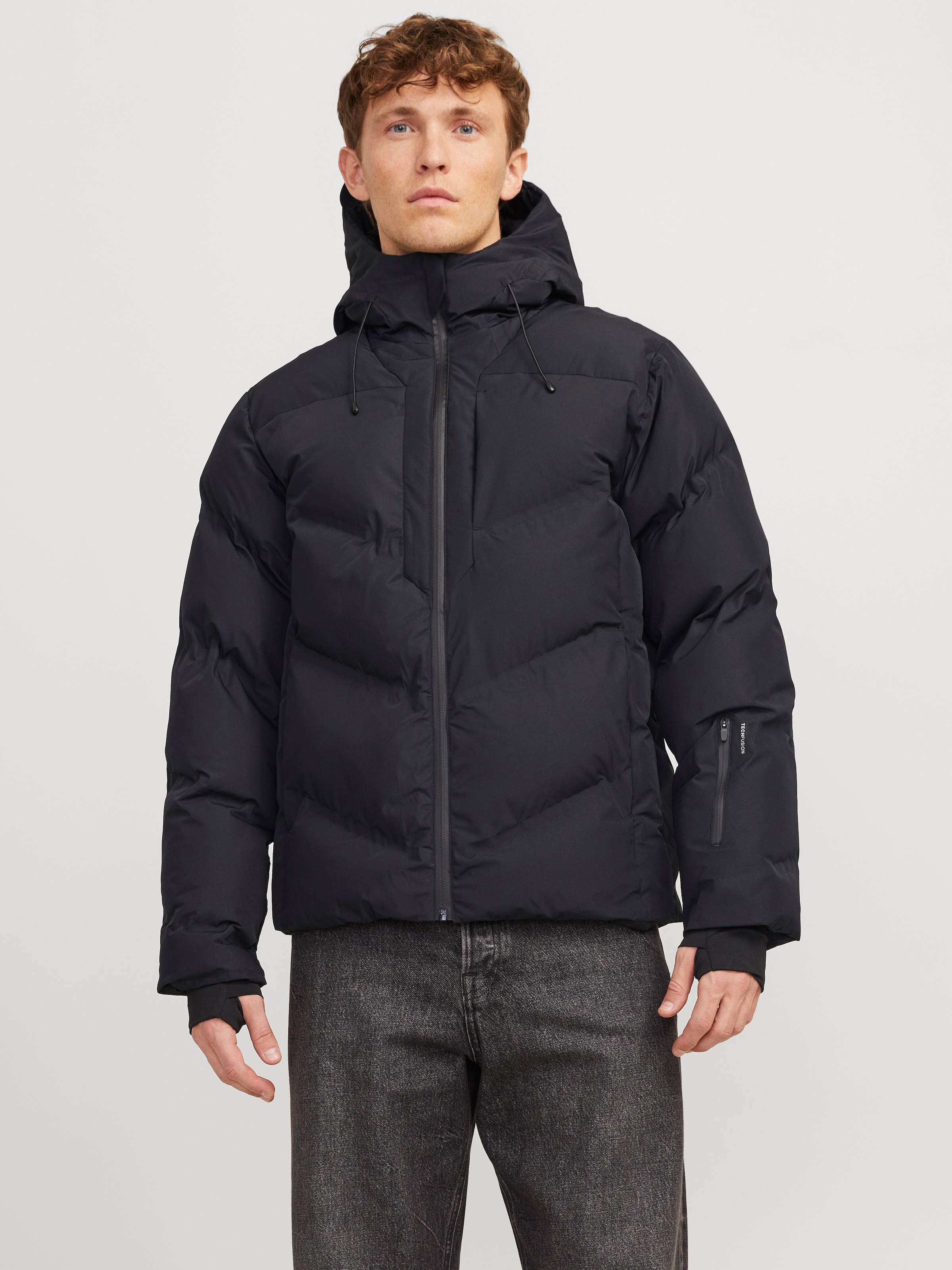 Jack & Jones Steppjacke "JCOSLAY HEAT QUILTED PUFFER SN", mit Kapuze günstig online kaufen