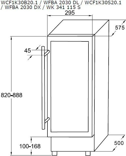 Amica Weinkühlschrank »WK 341 für | Standkühlschrank 115 S«, 075l, BAUR Standardflaschen á 20 per Rechnung