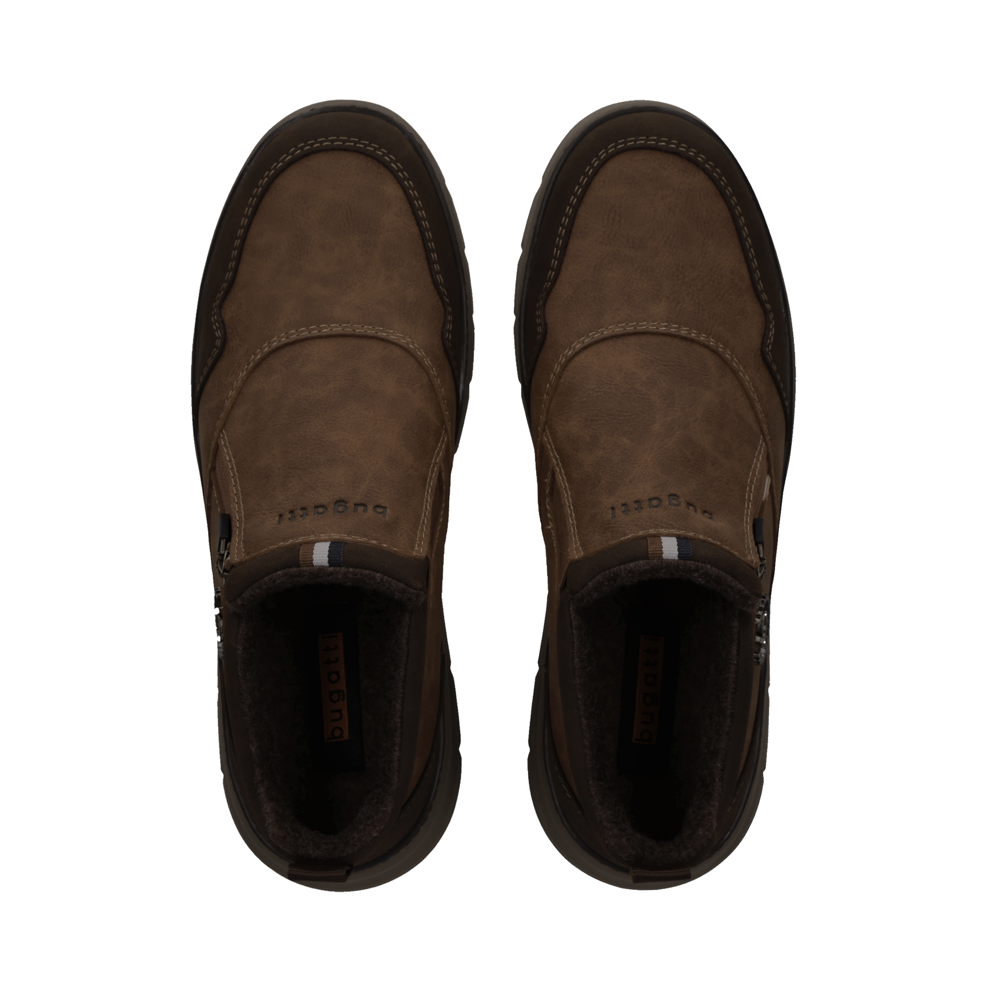 bugatti Slip-On Sneaker  Stiefelette, Boots, High-Top-Sneaker mit Reißverschluss