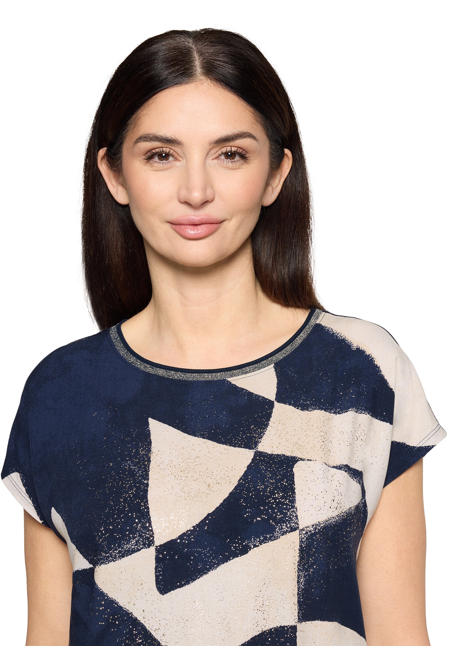 Betty&Co Kurzarmshirt »Damen mit Print« 1 tlg.
