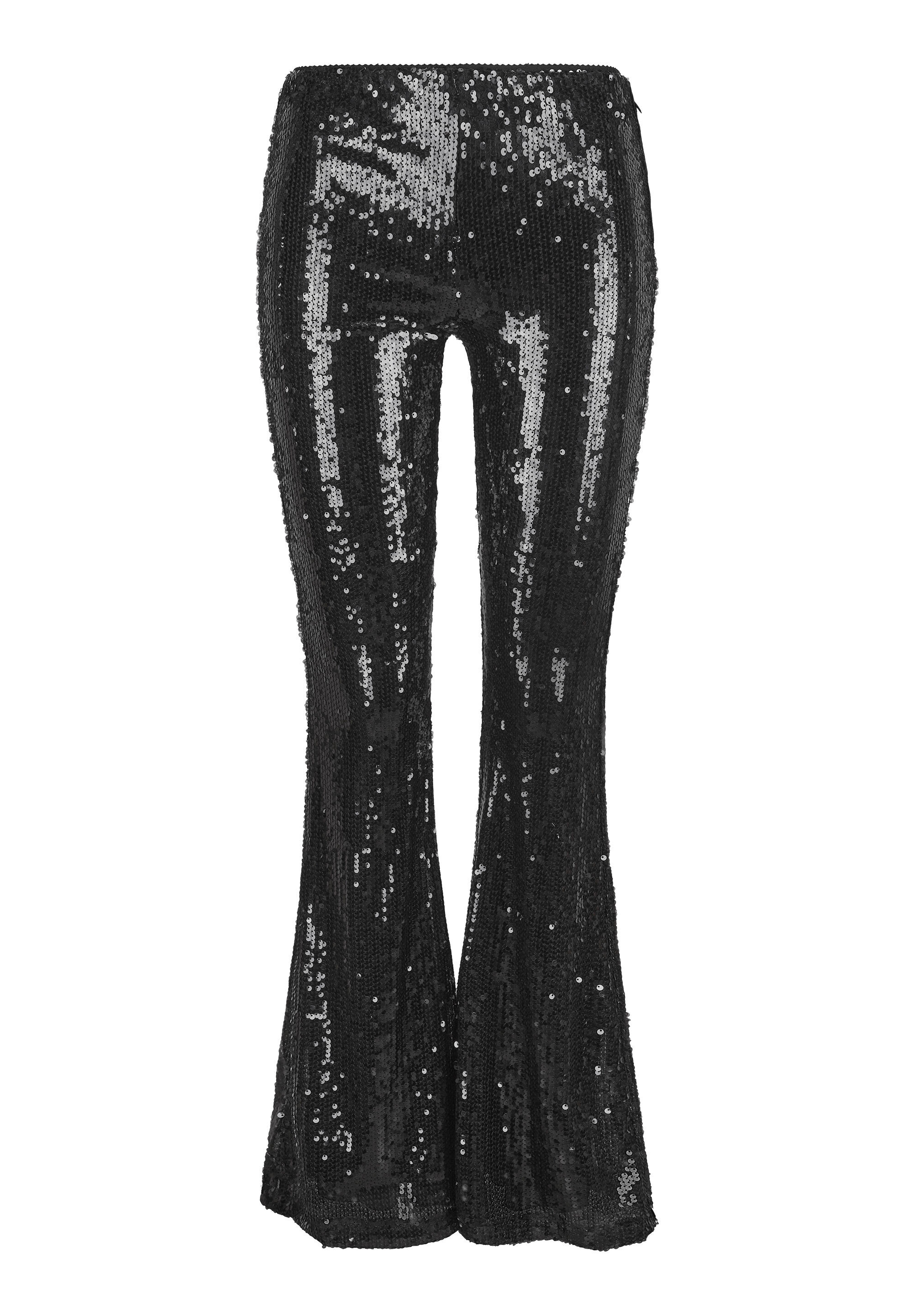 Nicowa Stoffhose "EWINO" Paillettenhose mit Gummibund