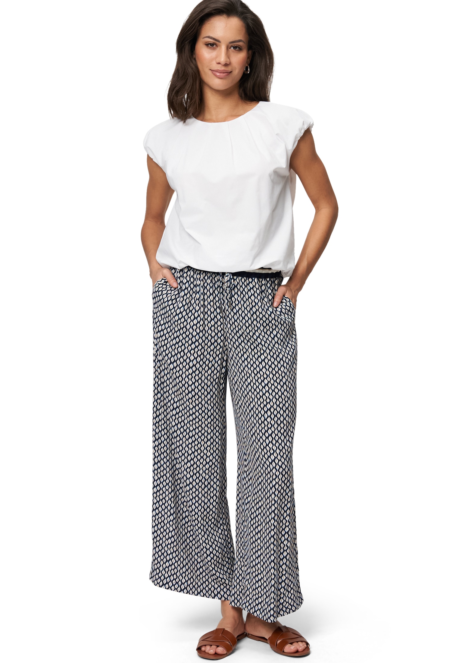 Zero Culotte »zero Culotte mit grafischem Print 26 Inch«, Bindedetail