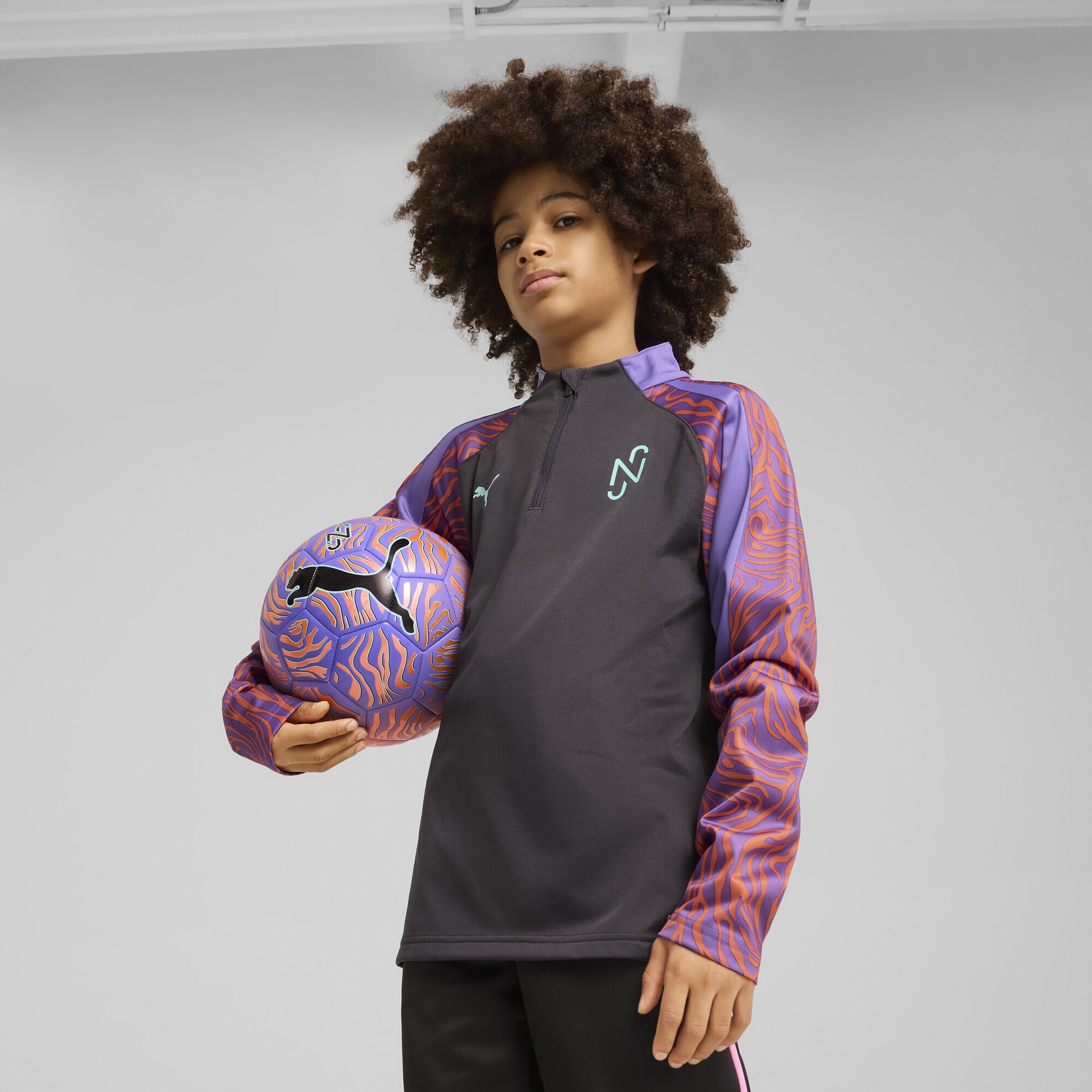 PUMA Sweatjacke »Neymar Jr Creativity Fußballtop mit viertellangem Reißverschluss«