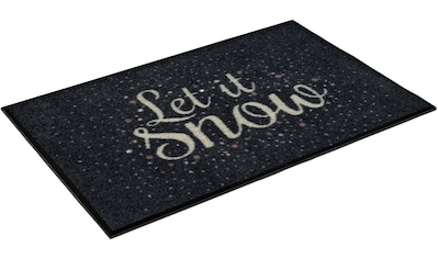 wash+dry by Kleen-Tex Fußmatte »Let it Snow«, rechteckig, Schmutzfangmatte, mit... kaufen