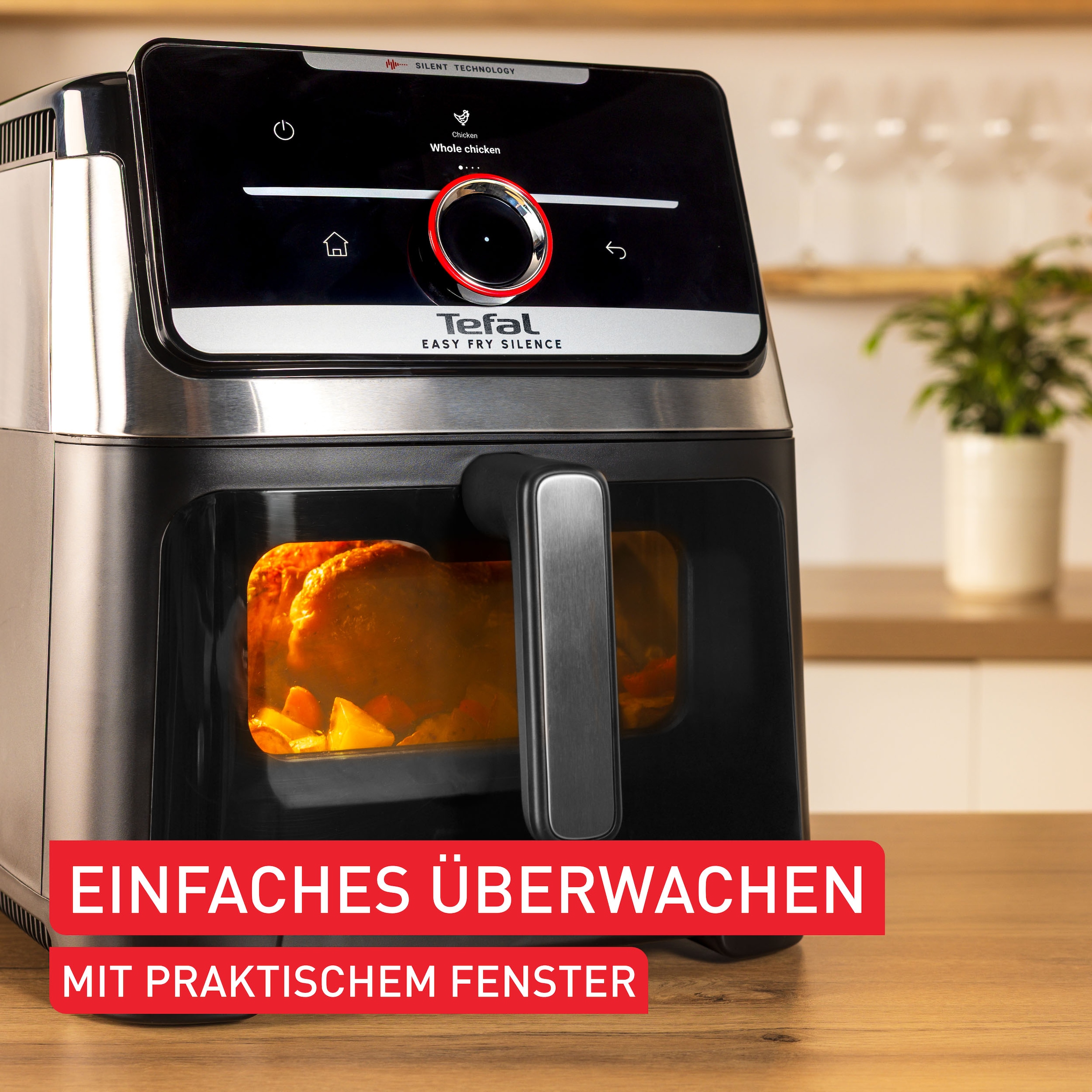 Tefal Heißluftfritteuse »Easy Fry Smart & Silence XXL« 1800 W