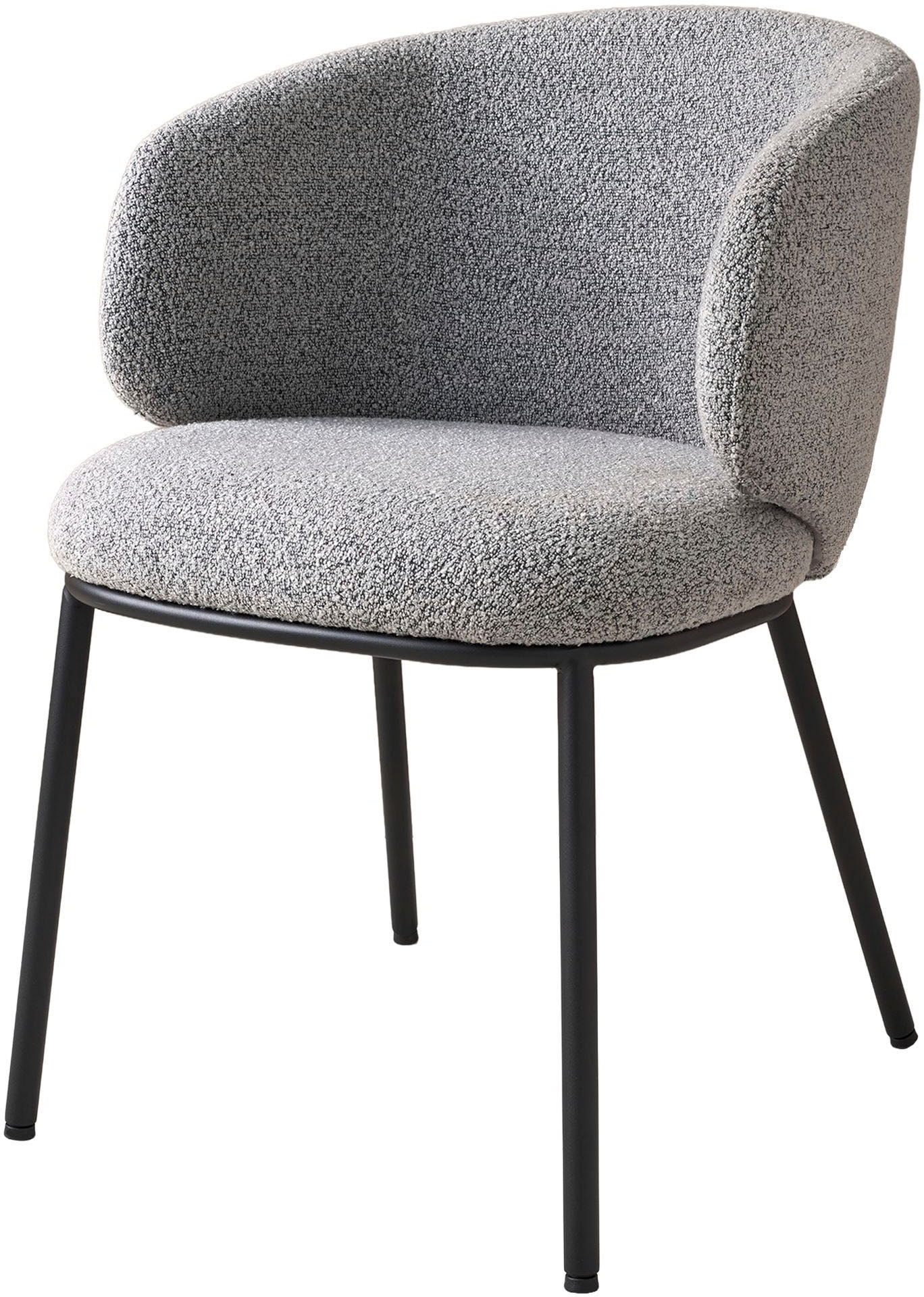 SCHÖNER WOHNEN-Kollektion Esszimmerstuhl »SUNJA« () 1 Stk.Bezug Bouclé, Untergestell Metall pulverbeschichtet