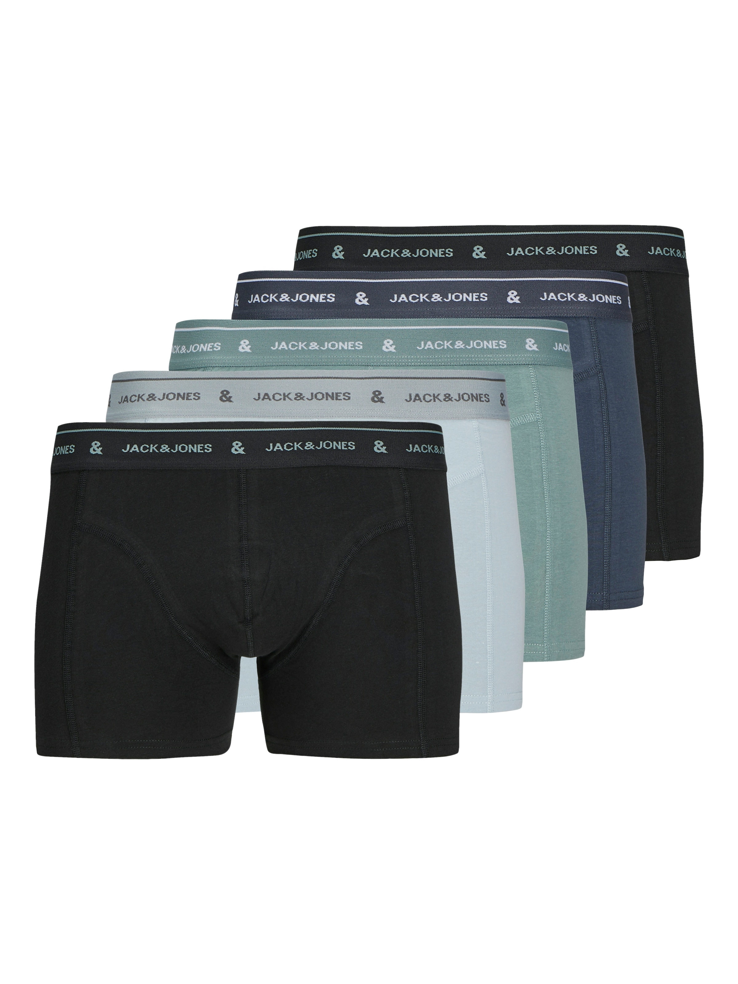 Jack & Jones Boxershorts »JACWYATT SOLID TRUNKS 5«, (Packung, 5 St.)
