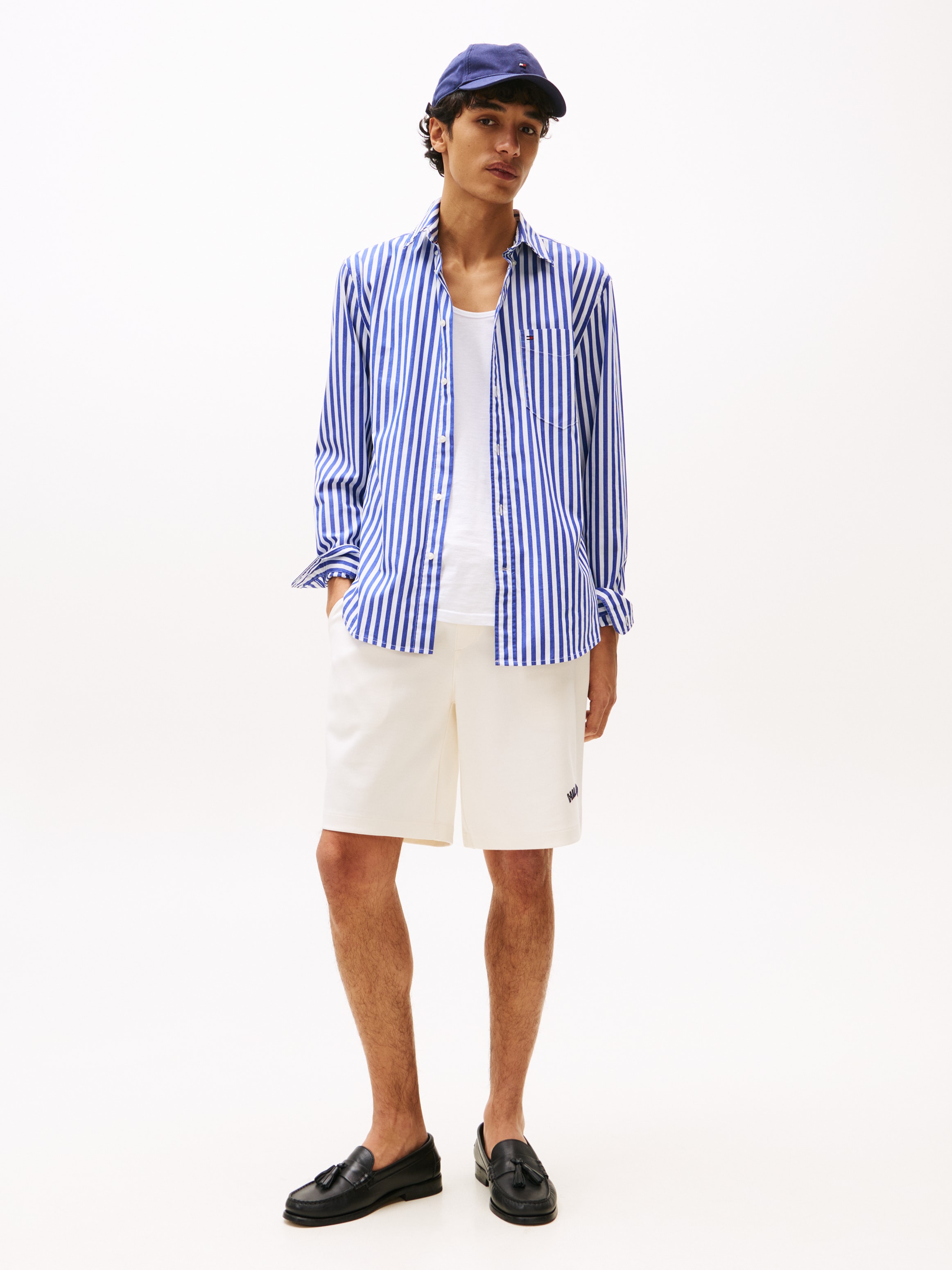 Tommy Hilfiger Langarmhemd »FLEX POPLIN BOLD STRIPE SHIRT«