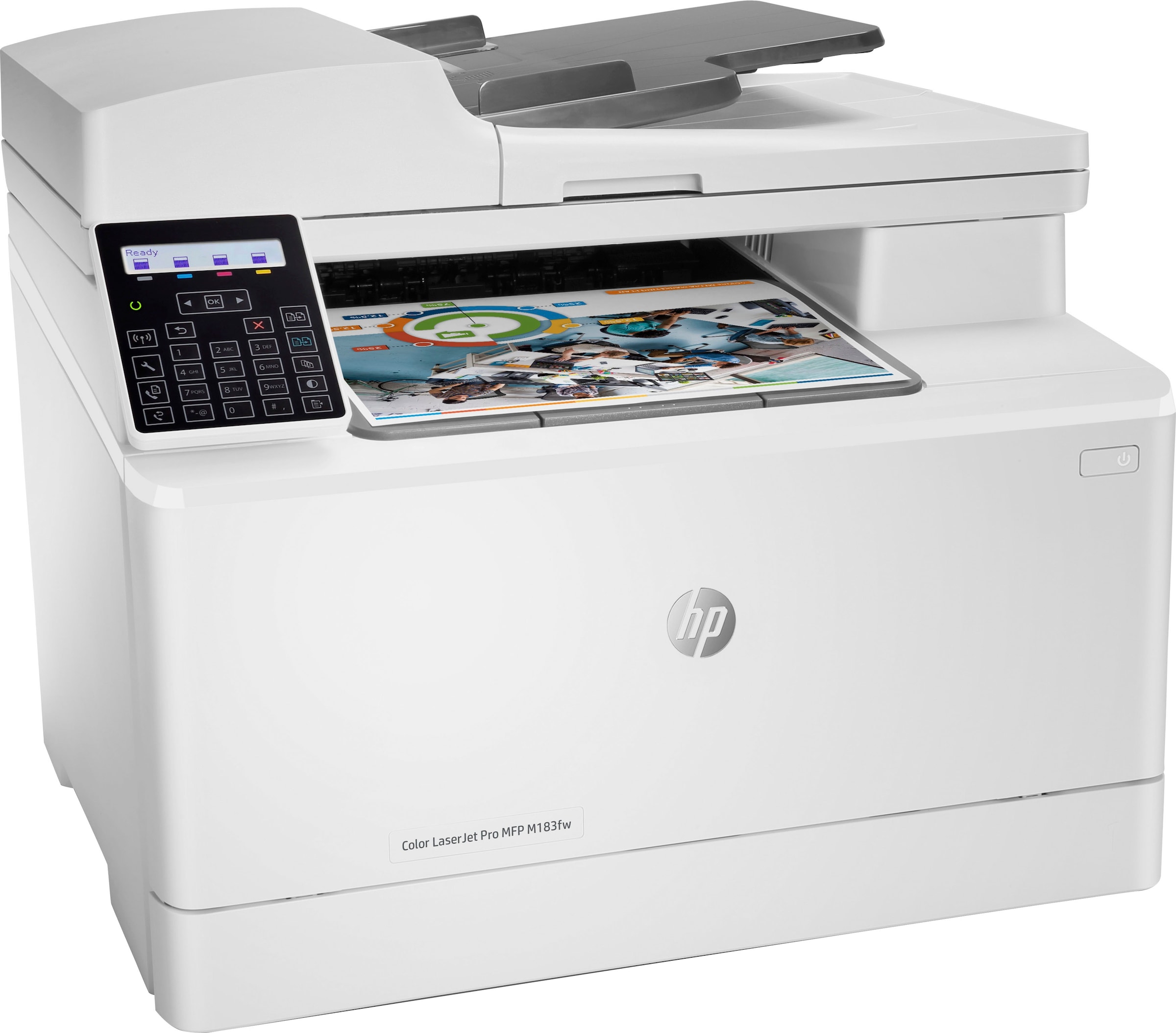 HP Multifunktionsdrucker »Color LaserJet Pro MFP M183fw«