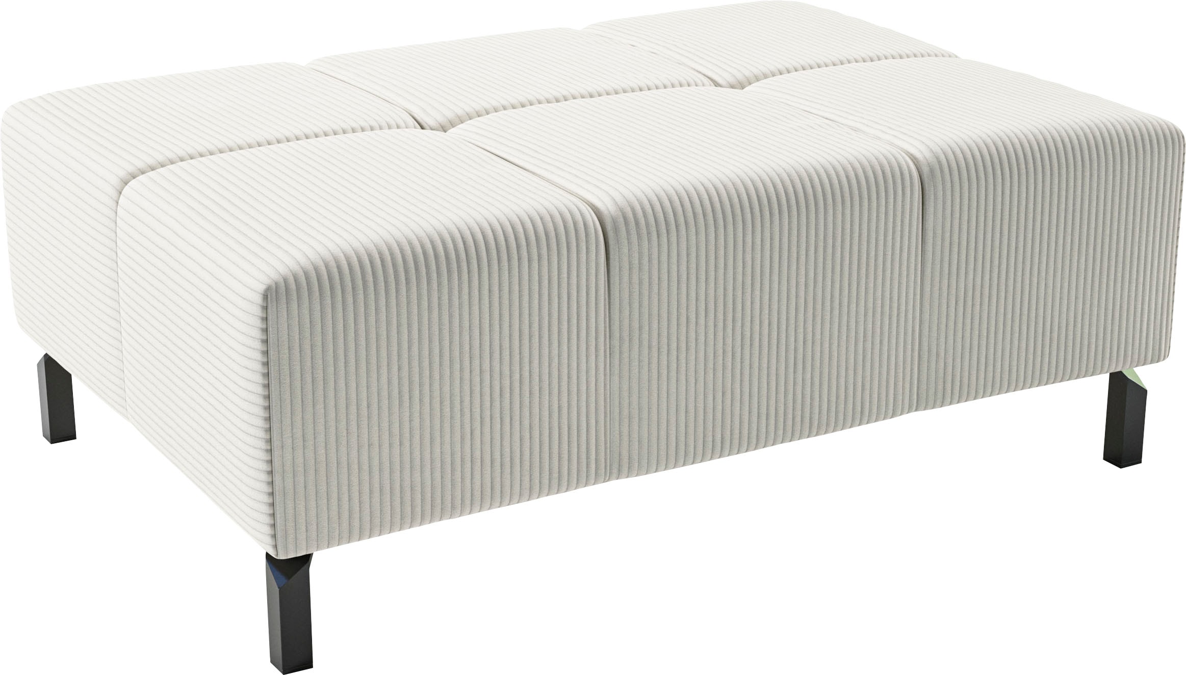 Home affaire Hockerbank "Ancona New" passend zum Ecksofa, auch in Easy care-Bezug + Cord