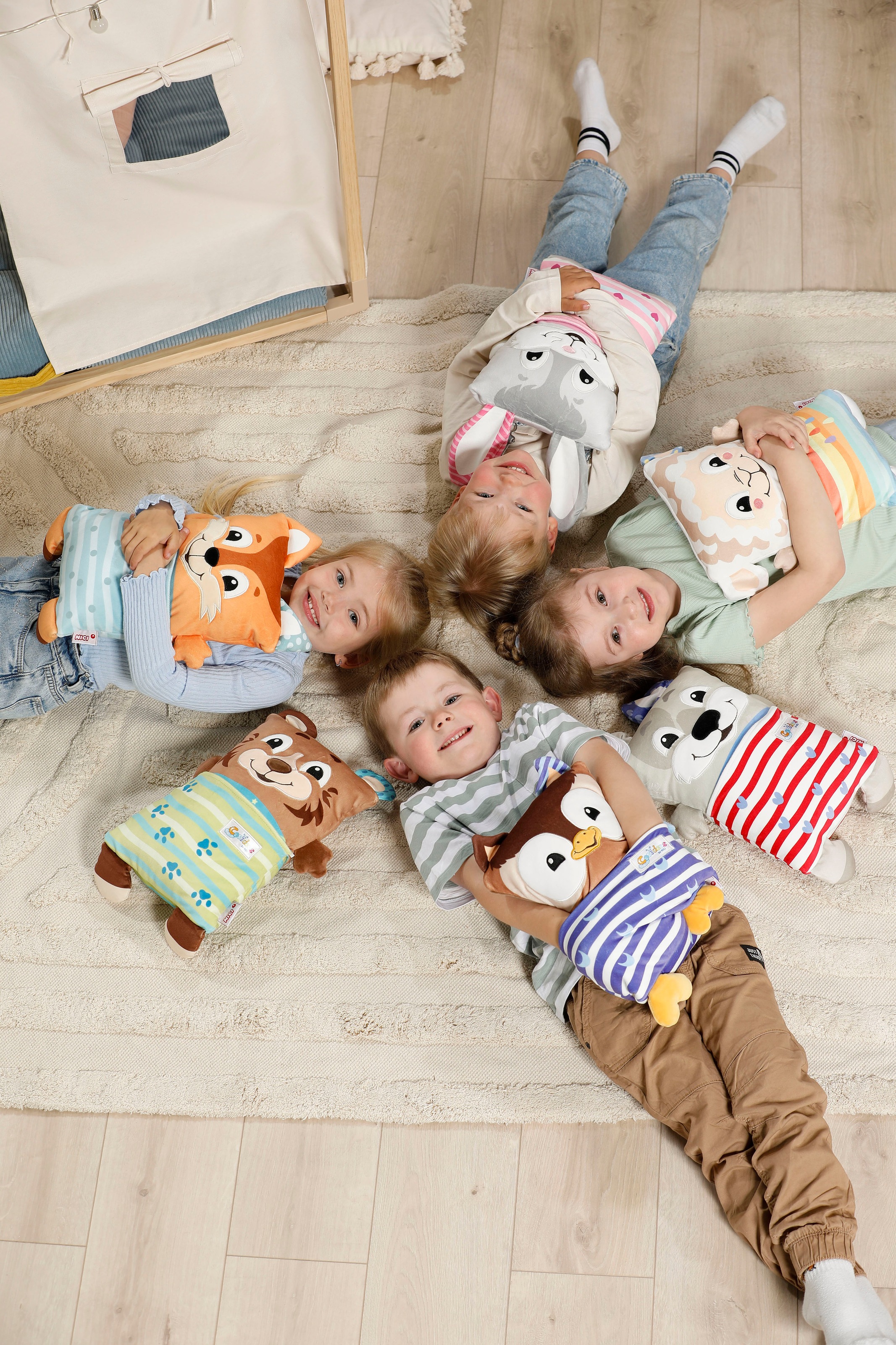 Nici Kuscheltier »Cosidoos, Hund mit Wendefunktion 30x20 cm«, enthält recyceltes Material (Global Recycled Standard)