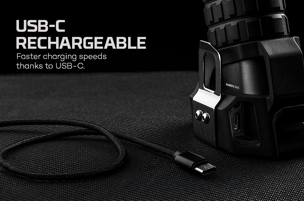 NEBO LED Taschenlampe »Nebo LUXTREME SL75« Set, Taschenlampe inkl. Ladekabel, 2 Stk. tlg. Leuchtet bis zu 1,2 km weit!