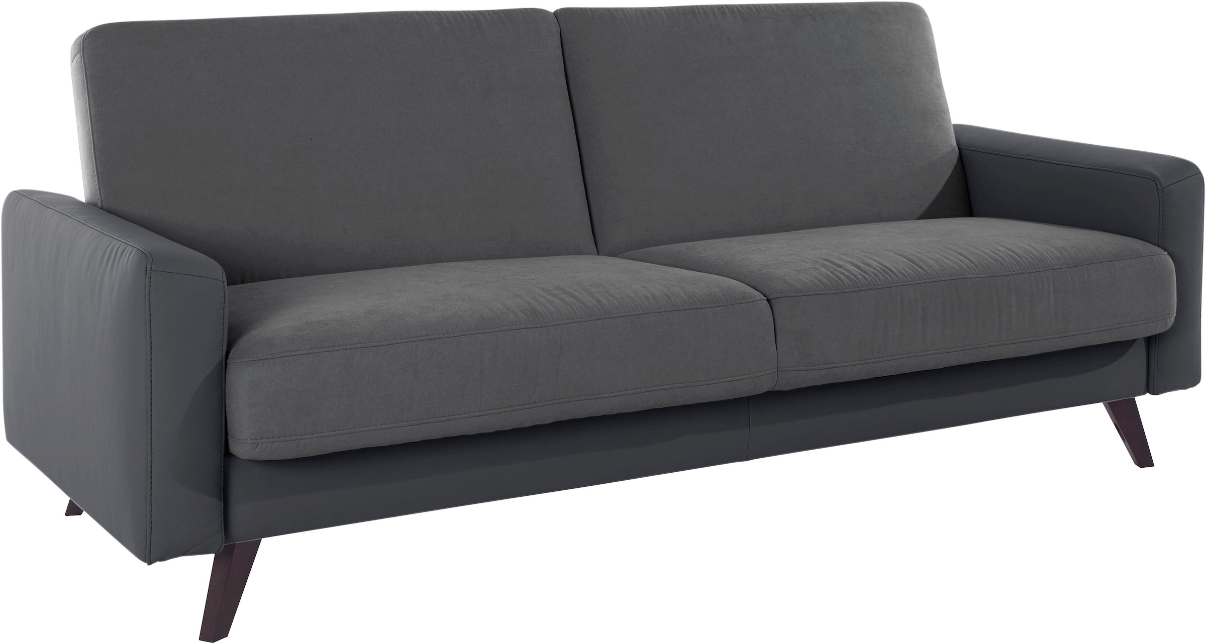 exxpo - sofa fashion 3-Sitzer "Samso, elegant und bequem, toller Sitzkomfort, Schlafsofa", Kippcouch, inklusive Bettfunk