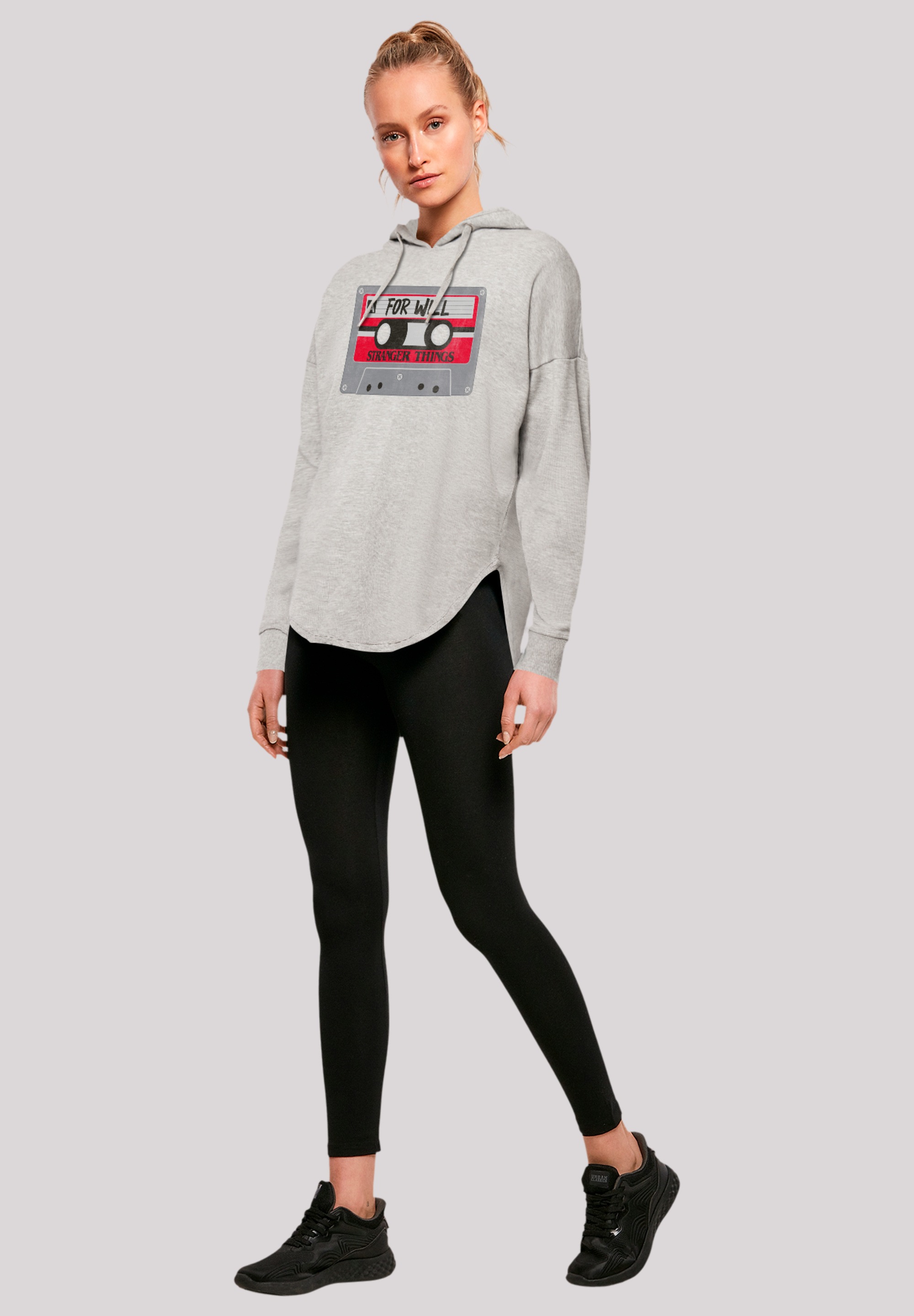 F4NT4STIC Kapuzenpullover »Stranger Things Cassette For Will Netflix«, Premium Qualität