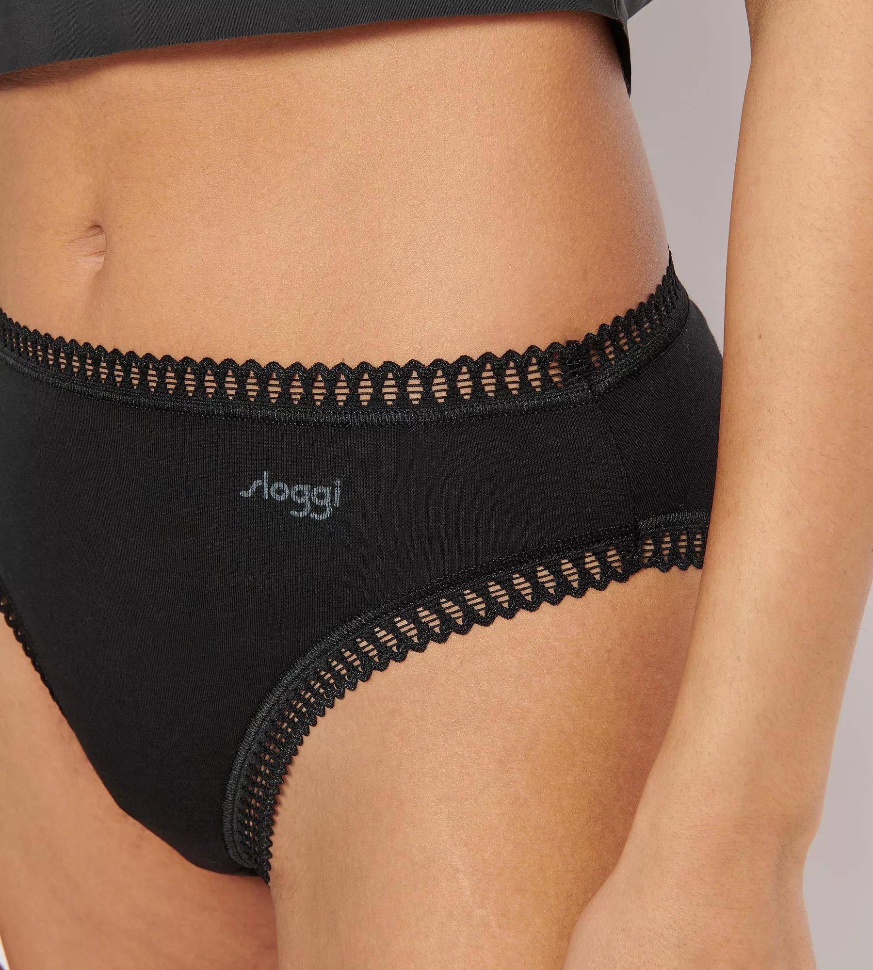 sloggi Slip »GO Crush« mit Spitzendetails, Multipack, hoher Beinausschnitt