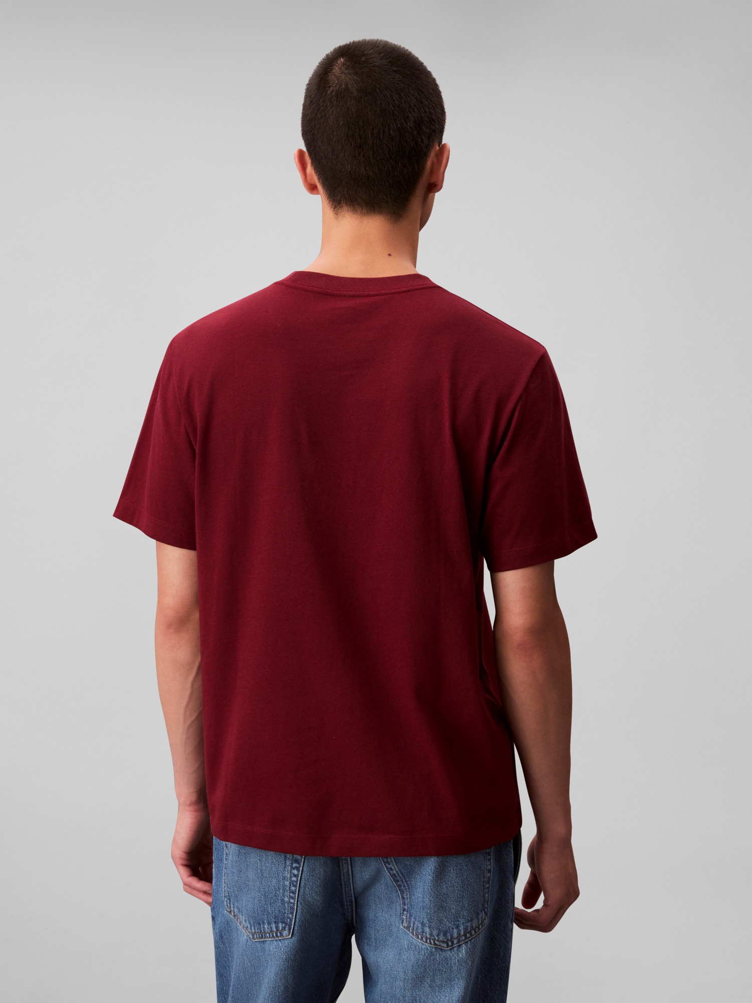 Calvin Klein T-Shirt "SS 20S EU CALVIN CURSIVE GRAPHIC", Mit Rundhalsaussch günstig online kaufen