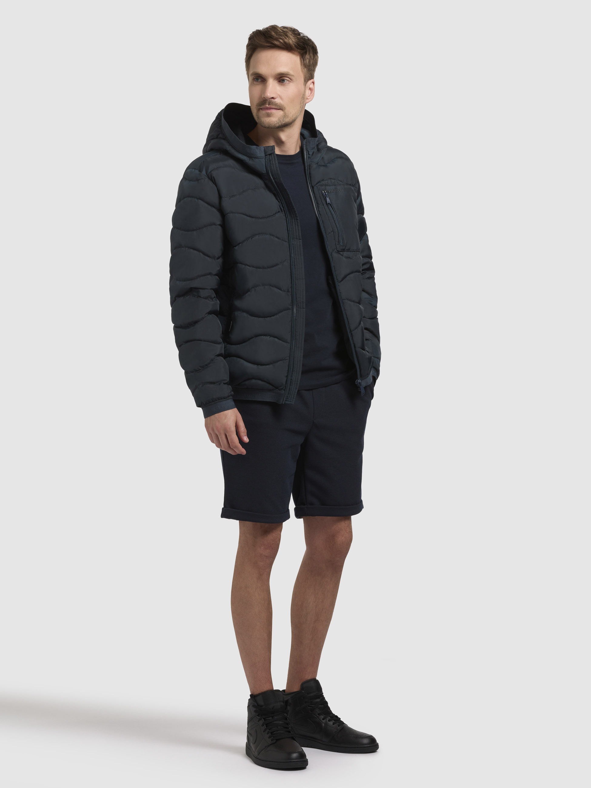 khujo Steppjacke »OMER«, mit Kapuze