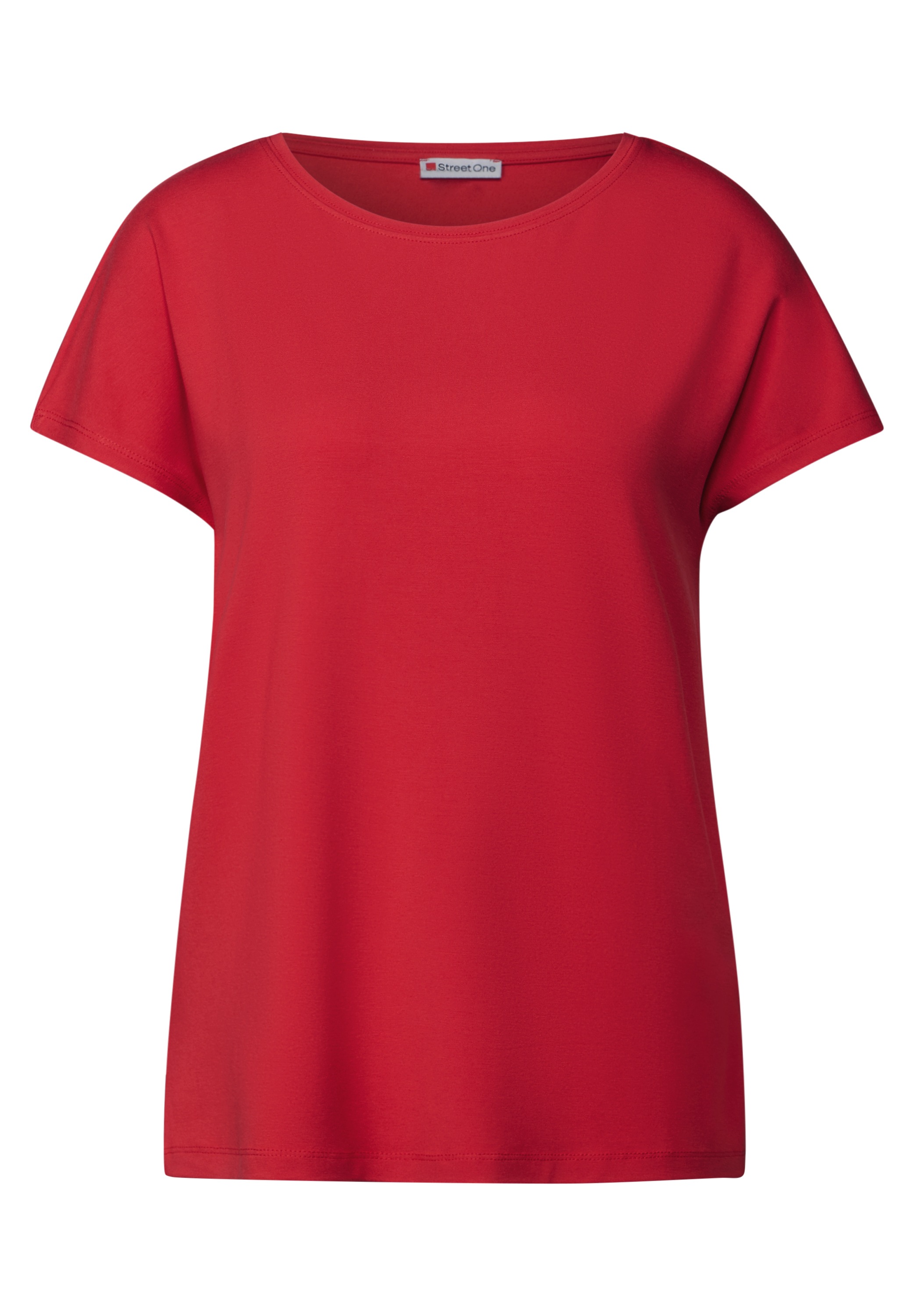 STREET ONE T-Shirt, mit U-Boot-Ausschnitt