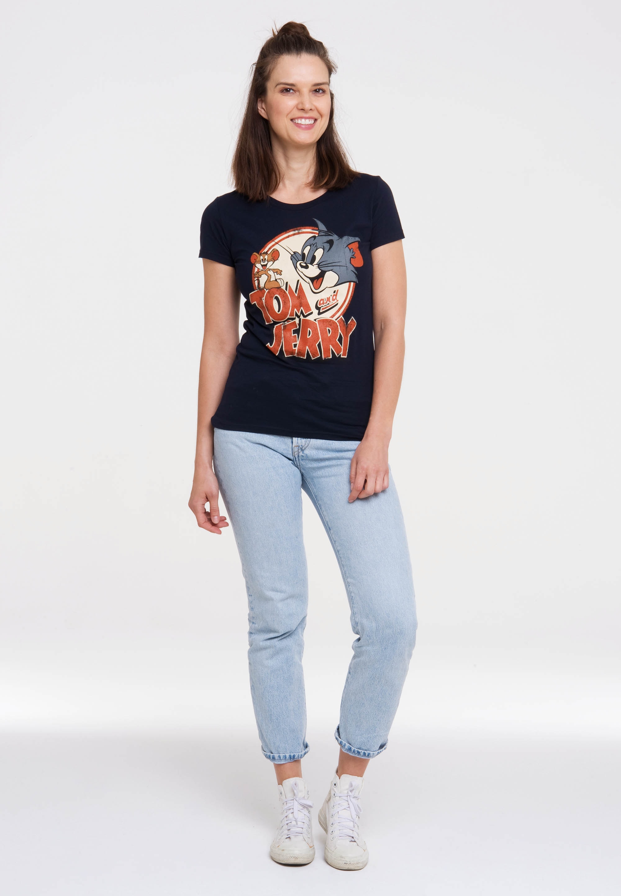 LOGOSHIRT T-Shirt "Tom & Jerry", mit lizenziertem Design günstig online kaufen