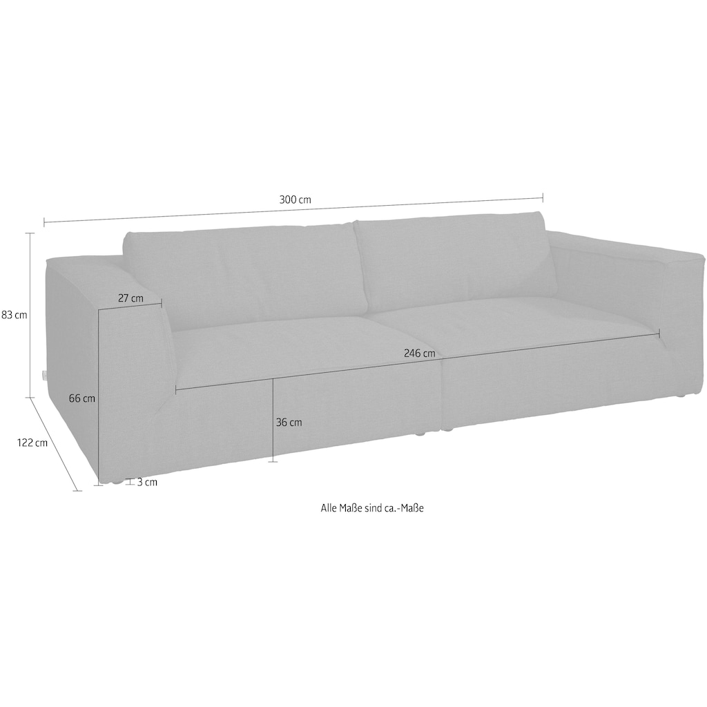 TOM TAILOR HOME Big-Sofa »BIG CUBE STYLE«