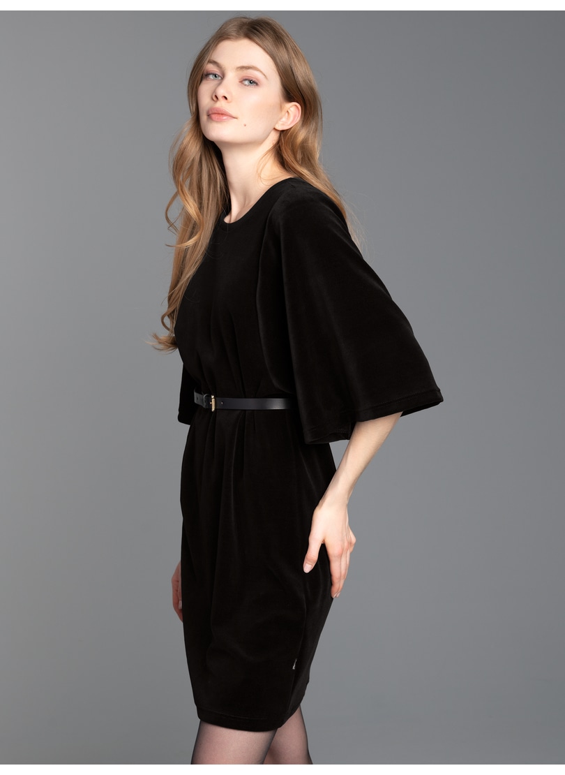 Thumbnail - Trigema Jerseykleid "TRIGEMA Nicki Kleid mit weiten Ärmeln" 1 Stk. tlg.