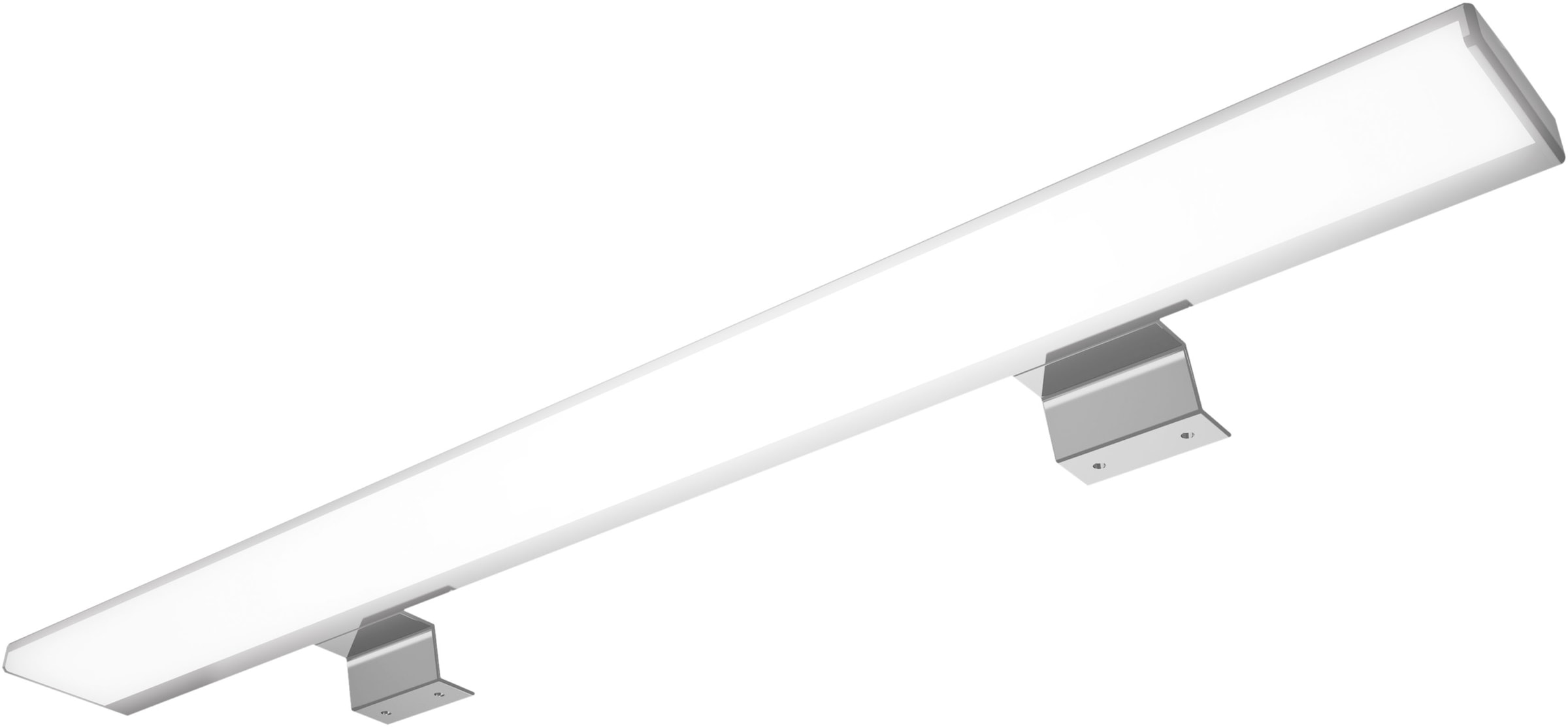 Saphir Badezimmerspiegelschrank »Serie 4010 Badezimmer-Spiegelschrank inkl. LED-Aufsatzleuchte«, Badschrank 120 cm breit, 3 Türen, 6 Glas-Einlegeböden, inkl Türdämpfer