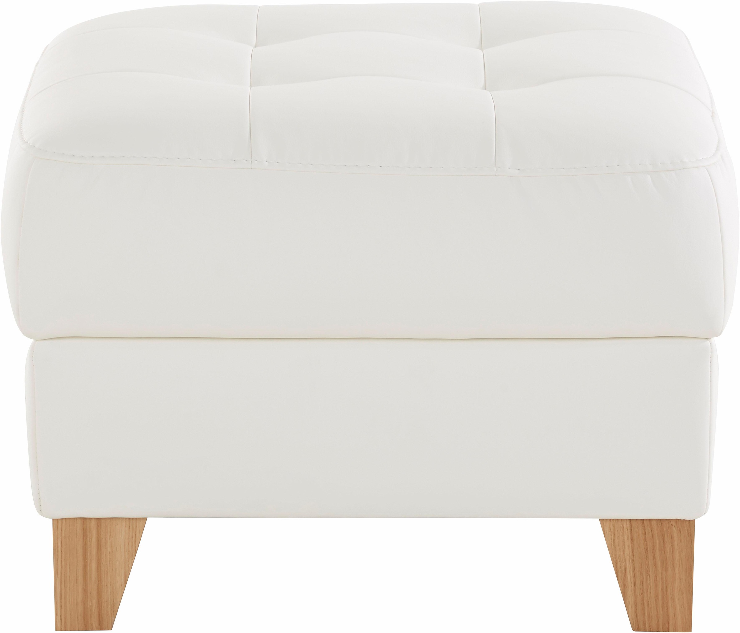 exxpo - sofa fashion Hocker »Elio bequemer Sitzkomfort und aufwendiger Detailverarbeitung«, mit Staufach unter der Sitzfläche